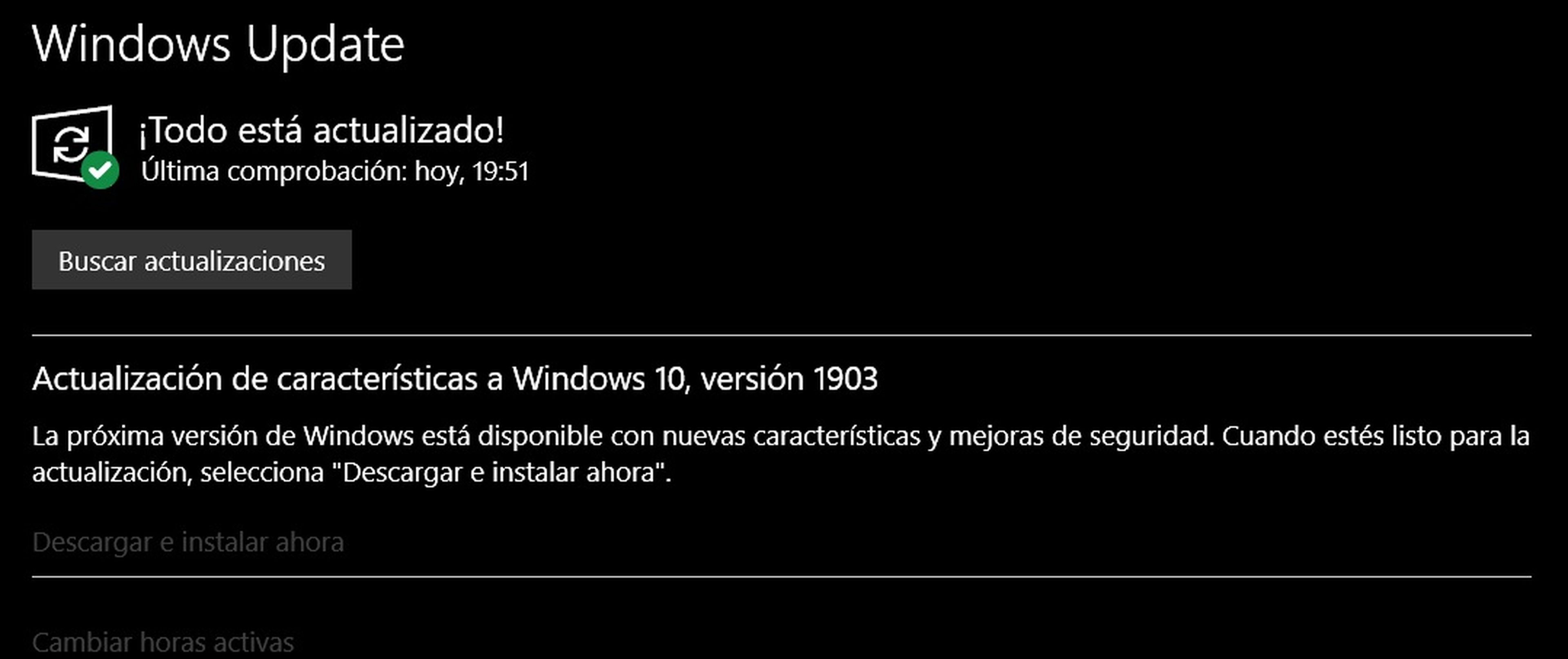 Windows 10 May 2019 Update ya está aquí: cómo actualizar lo más rápido posible