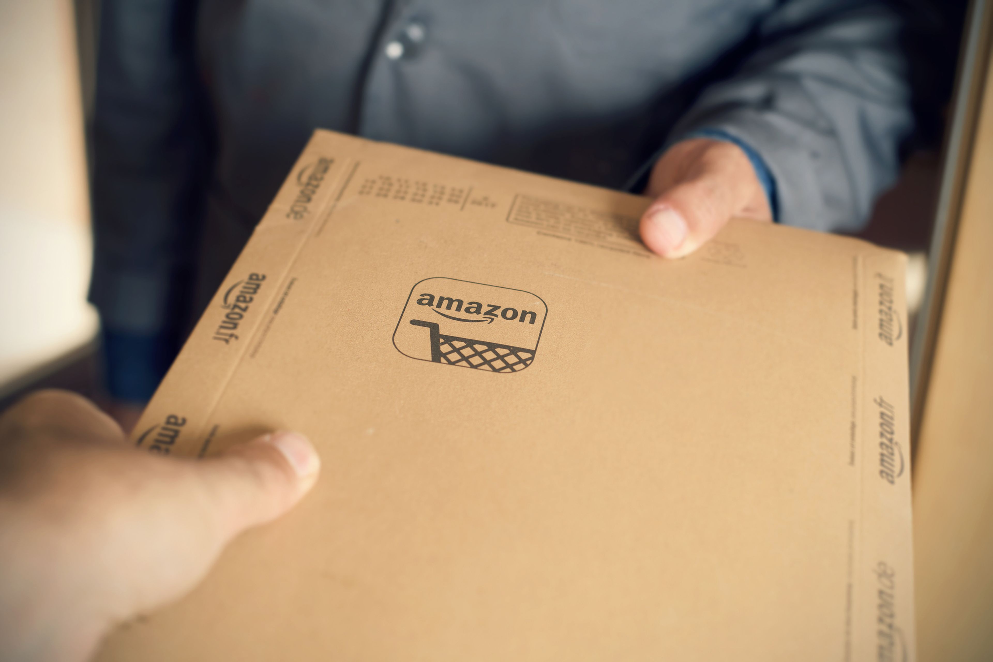 Amazon paquete repartidor