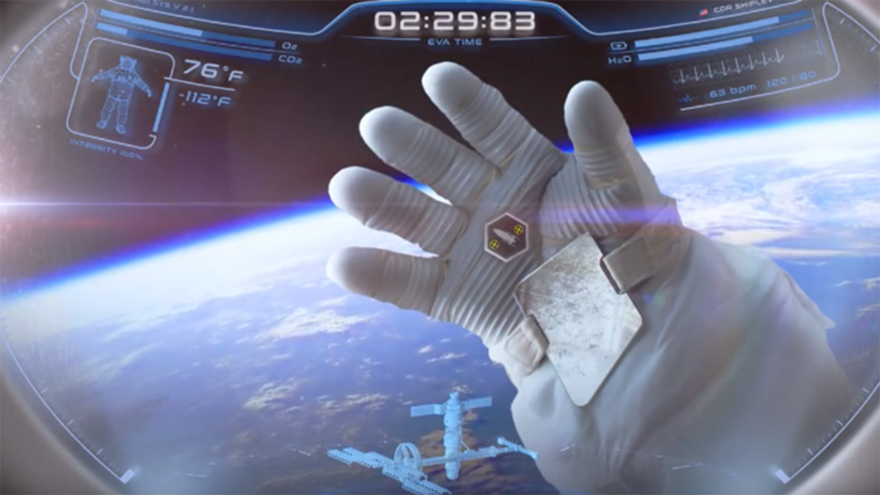 Casco de astronauta en el espacio con dibujado a mano o estilo