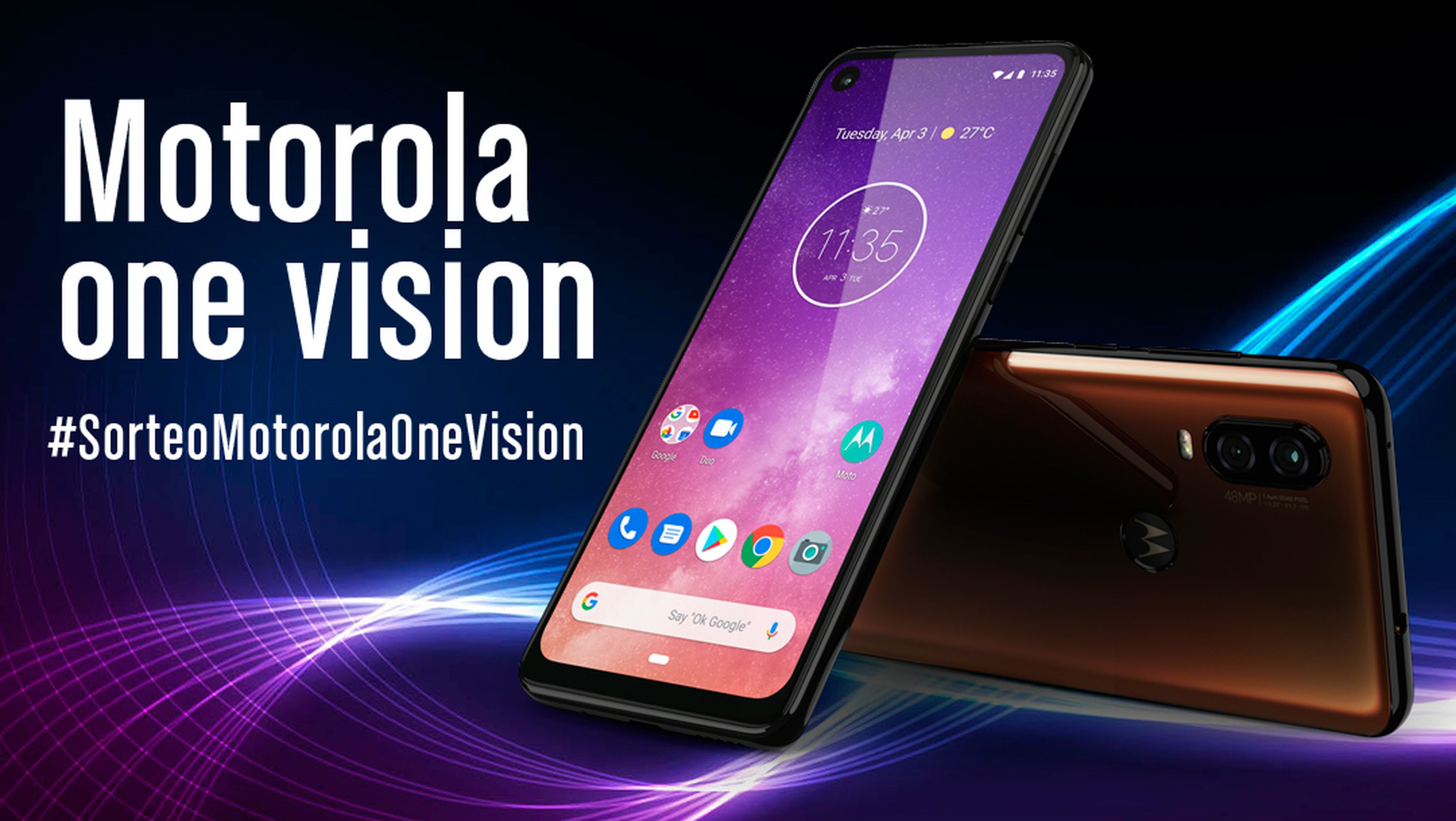 Nuevo Motorola One Vision, con pantalla ultra panorámica 21:9 y