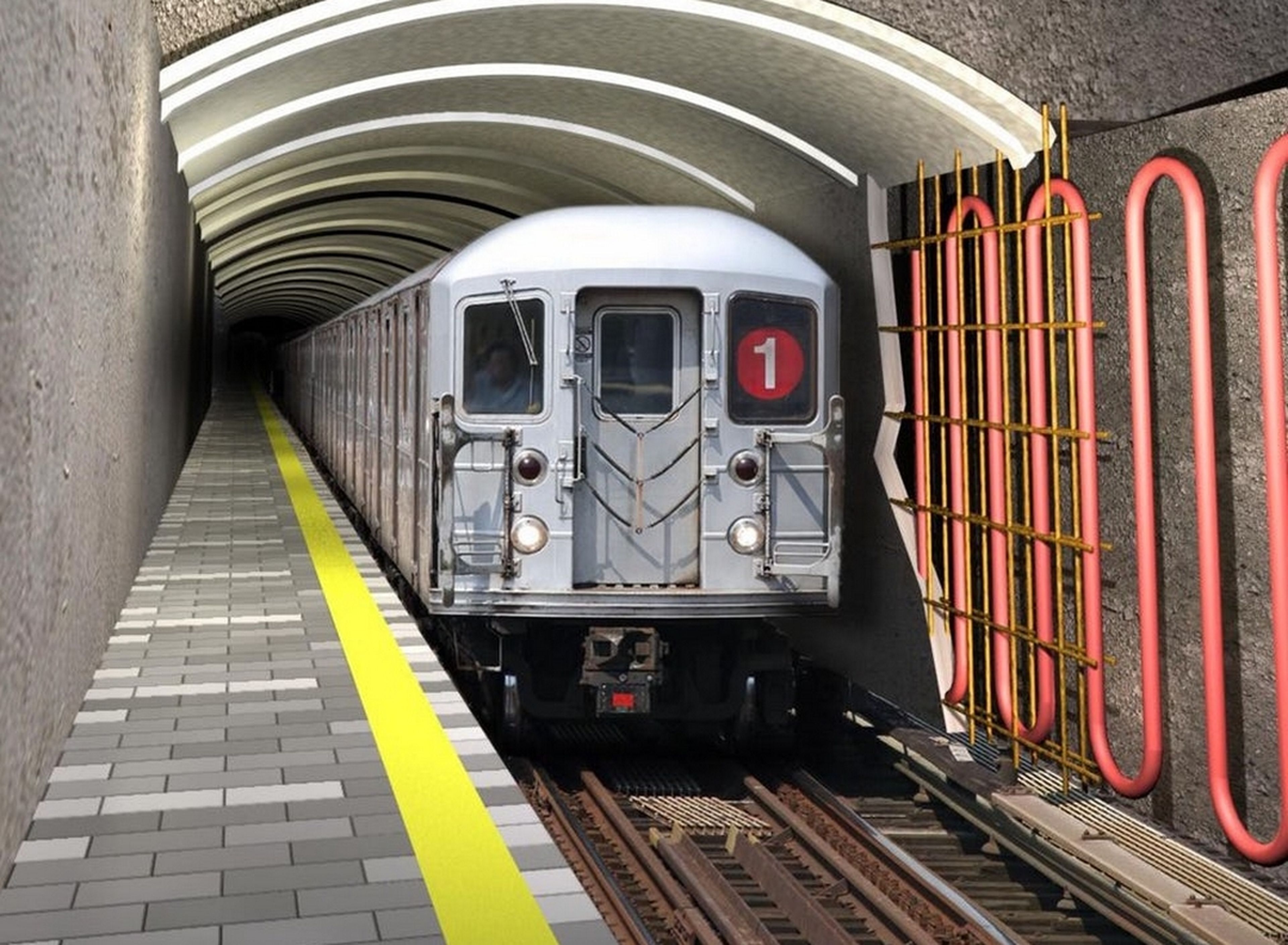 Convierten los túneles del metro en enormes calefacciones para calentar viviendas