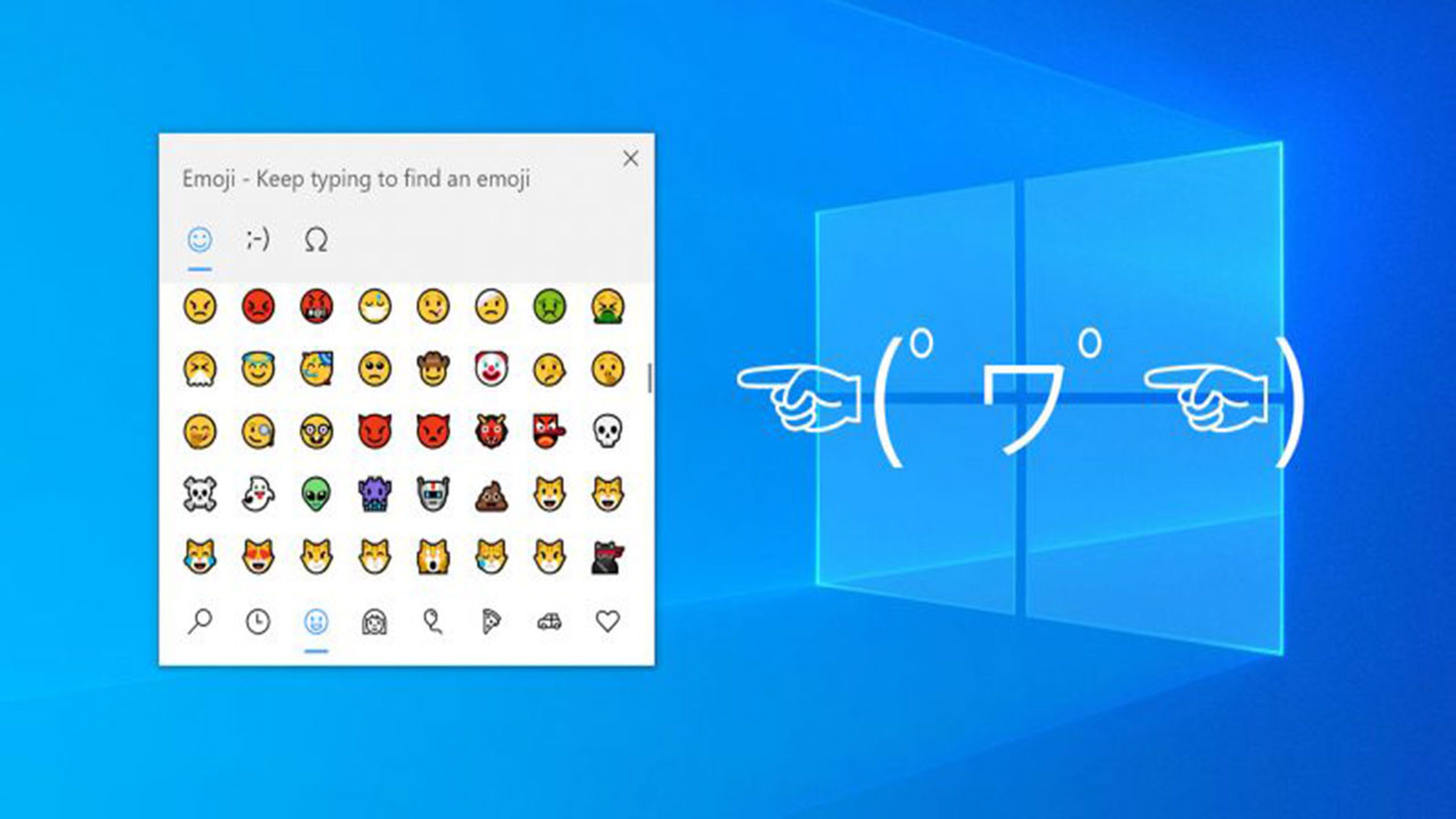 Emojis Windows 10