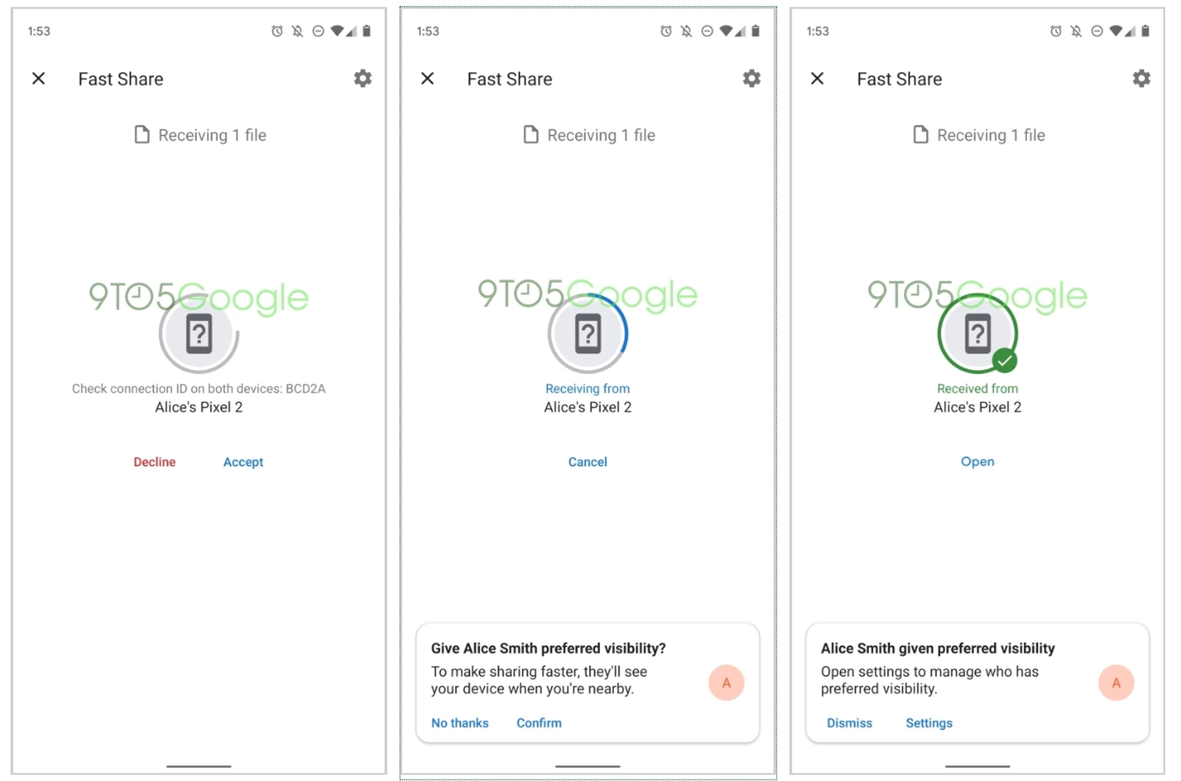 Así es Fast Share, la nueva función de Android para compartir archivos a corta distancia