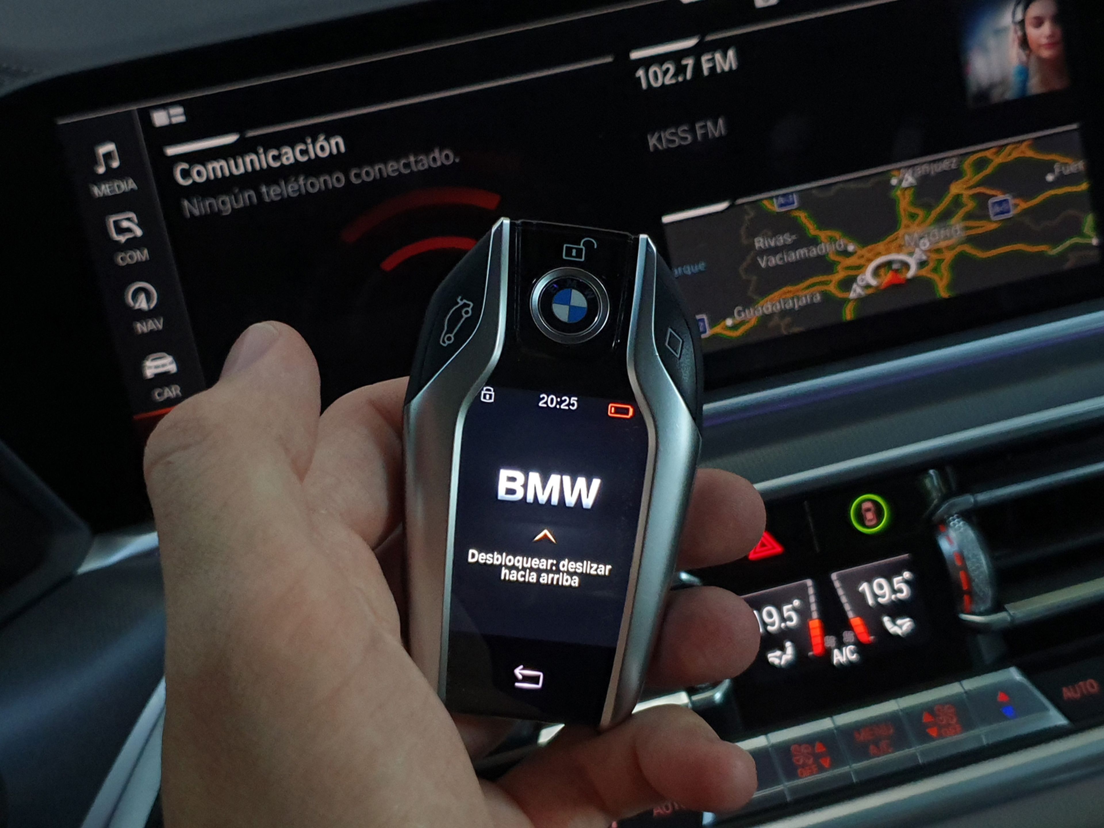 Llave digital de BMW