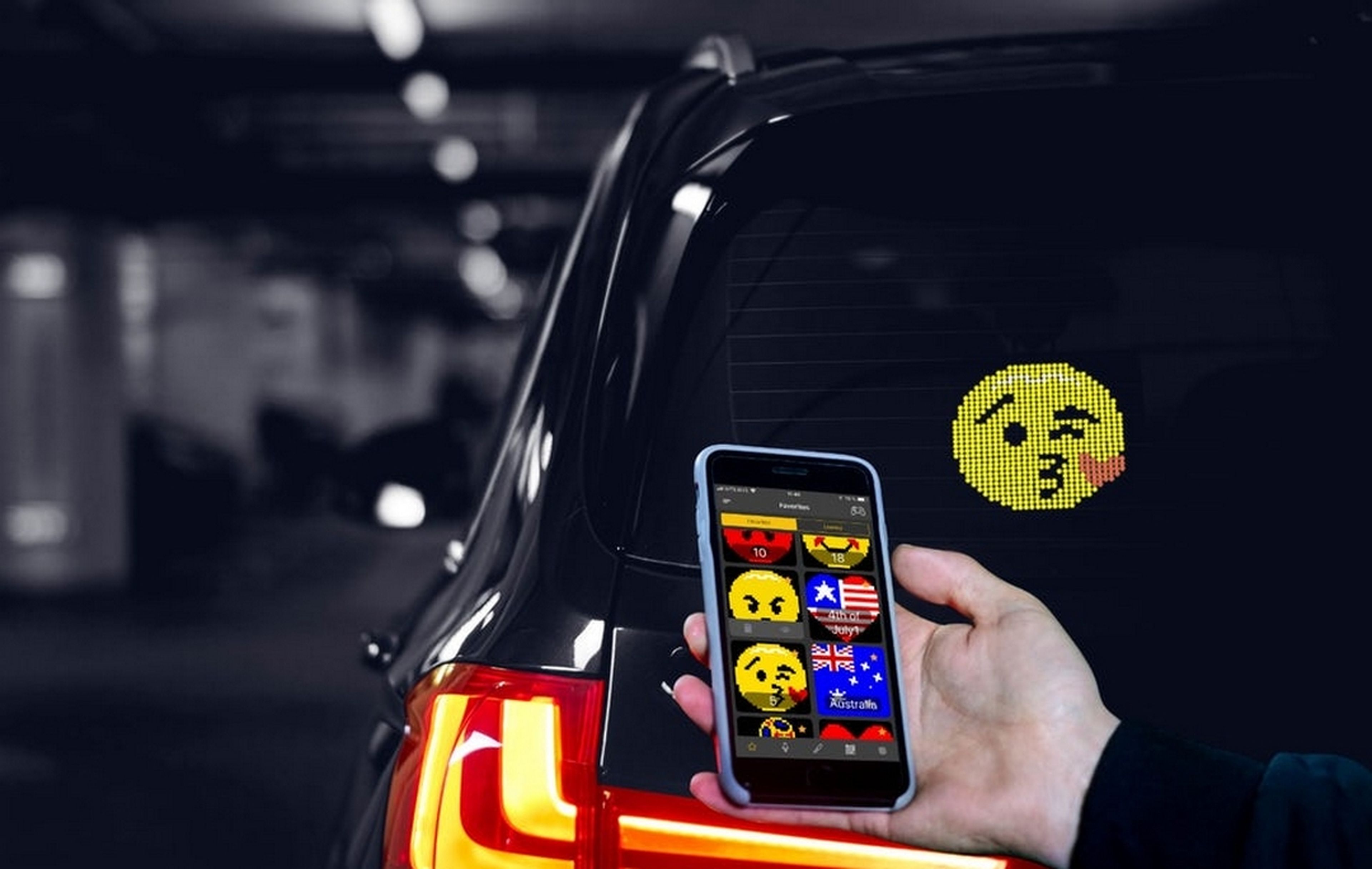 Mojipic, emojis animados en los cristales de tu coche