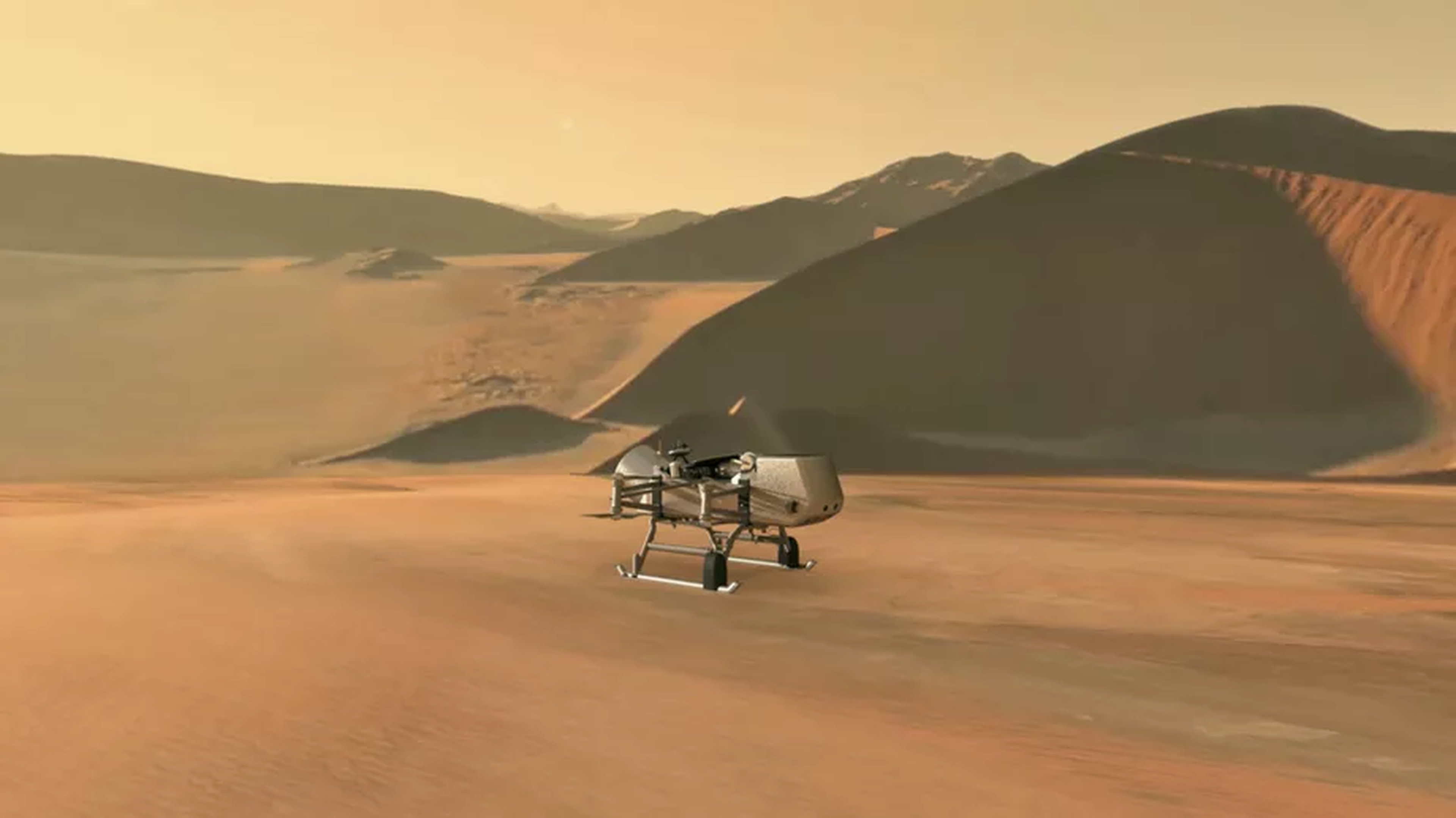 La NASA enviará un dron a Titán, la mayor luna de Saturno, en 2026