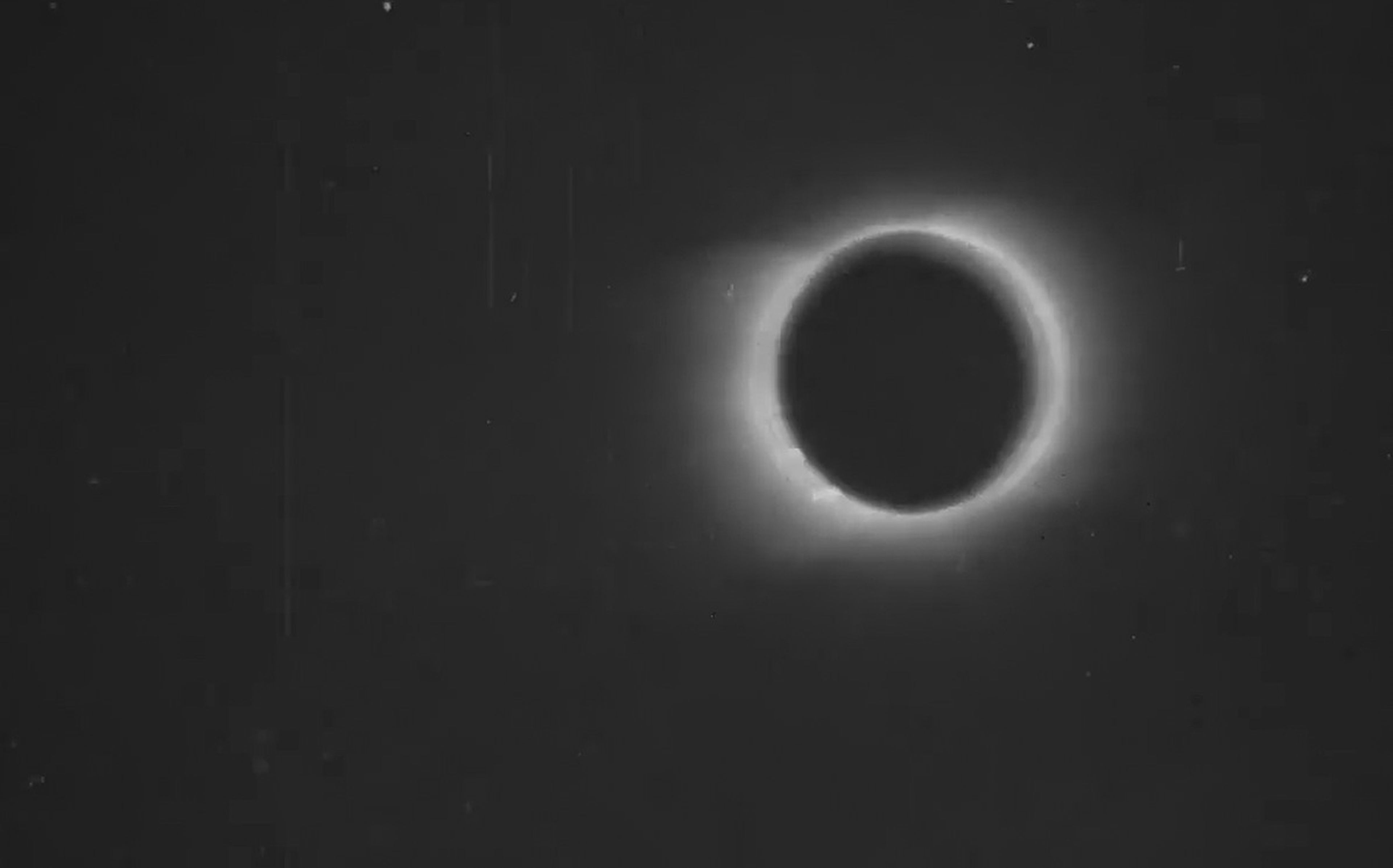 El primer vídeo de un eclipse, grabado en 1900, se restaura a resolución 4K