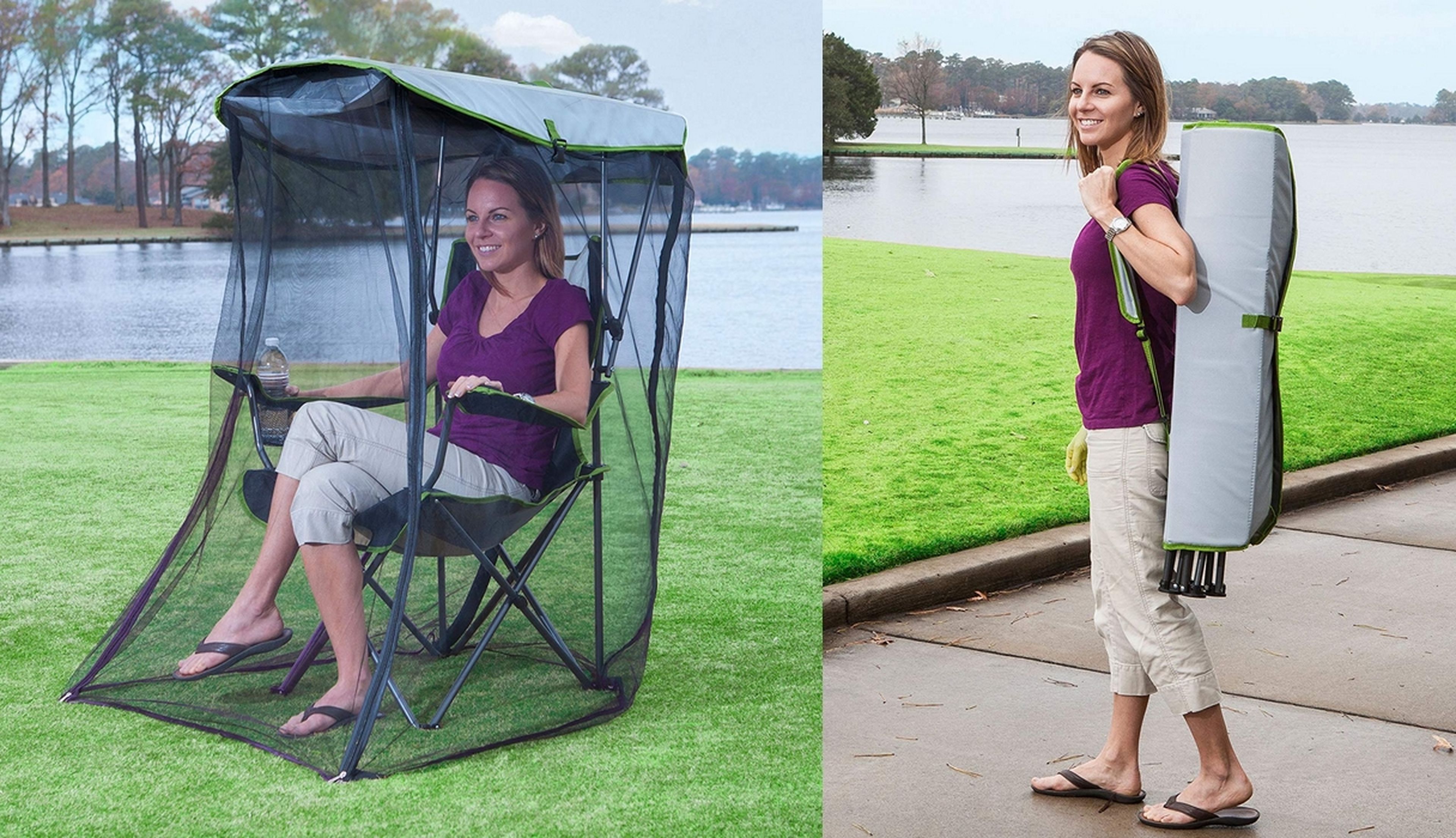 Amazon vende la silla antimosquitos para disfrutar al aire libre sin temor a las picaduras
