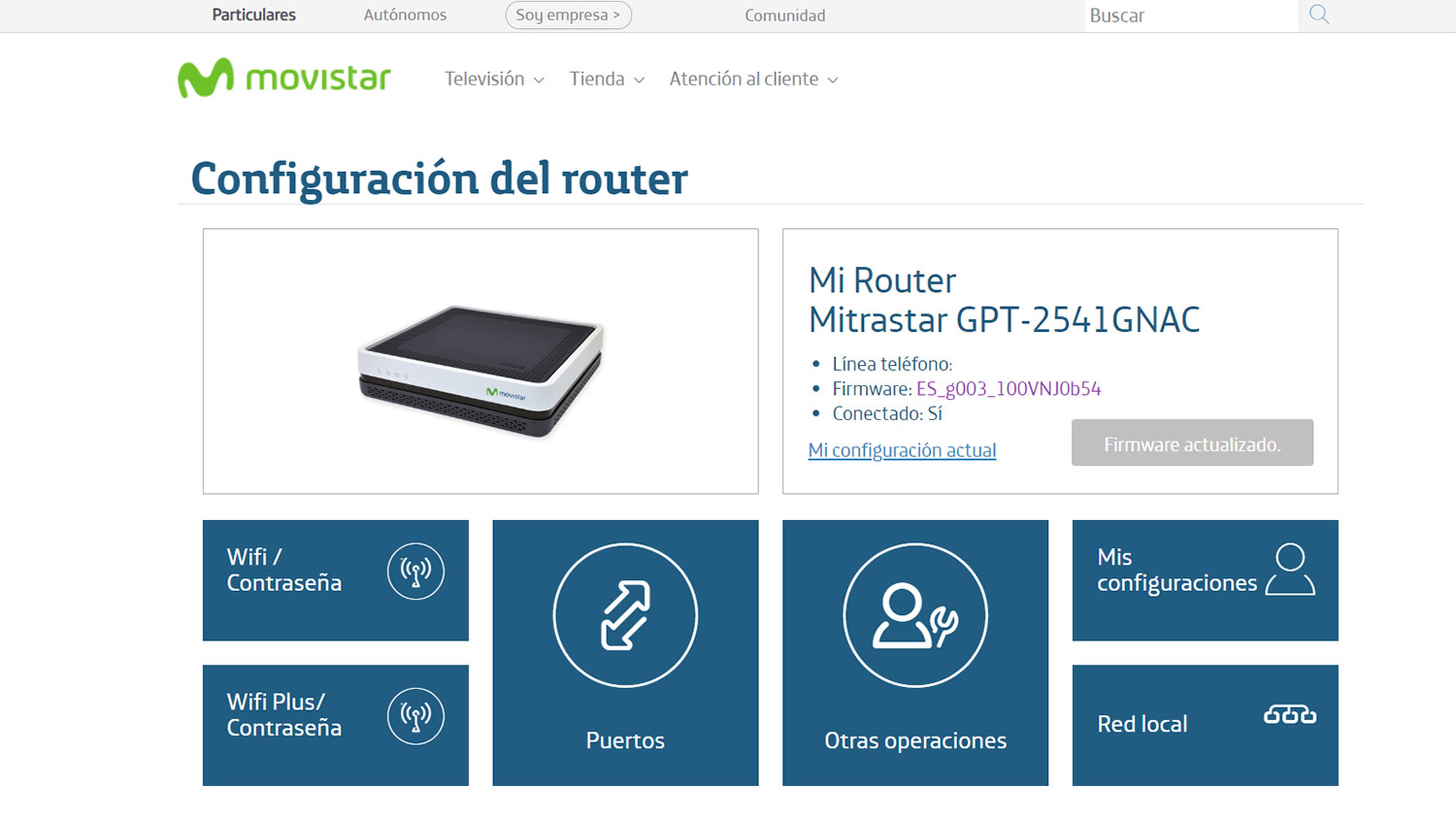 Configurar router Movistar con el Portal Alejandra