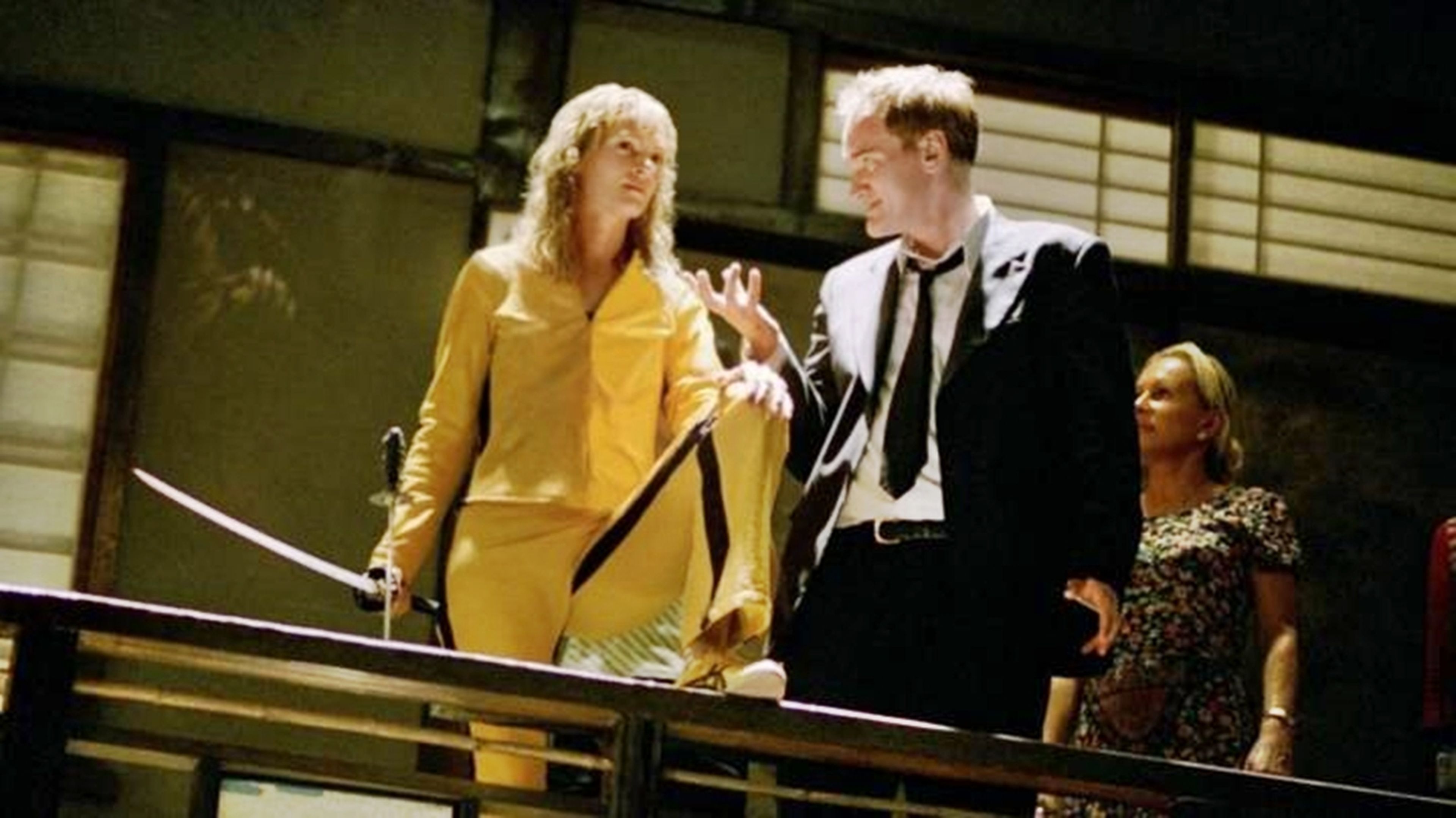 Kill Bill - Uma Thurman y Quentin Tarantino