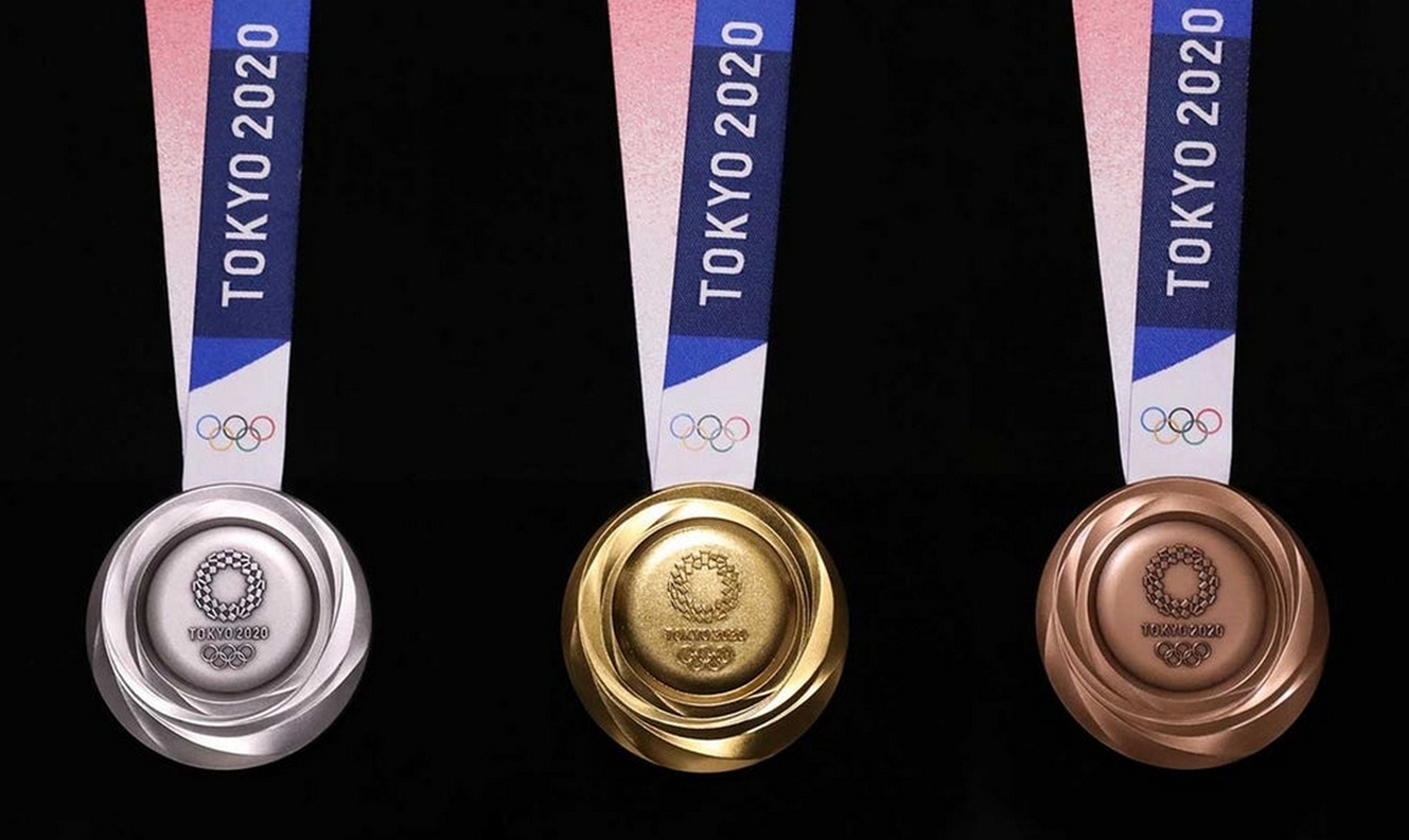 Así son las medallas de las Olimpiadas de Tokio 2020, hechas con gadgets reciclados