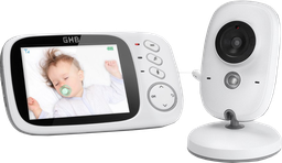  GHB Vigilabebés Inalámbrico Bebé Monitor Inteligente con LCD 3.2"