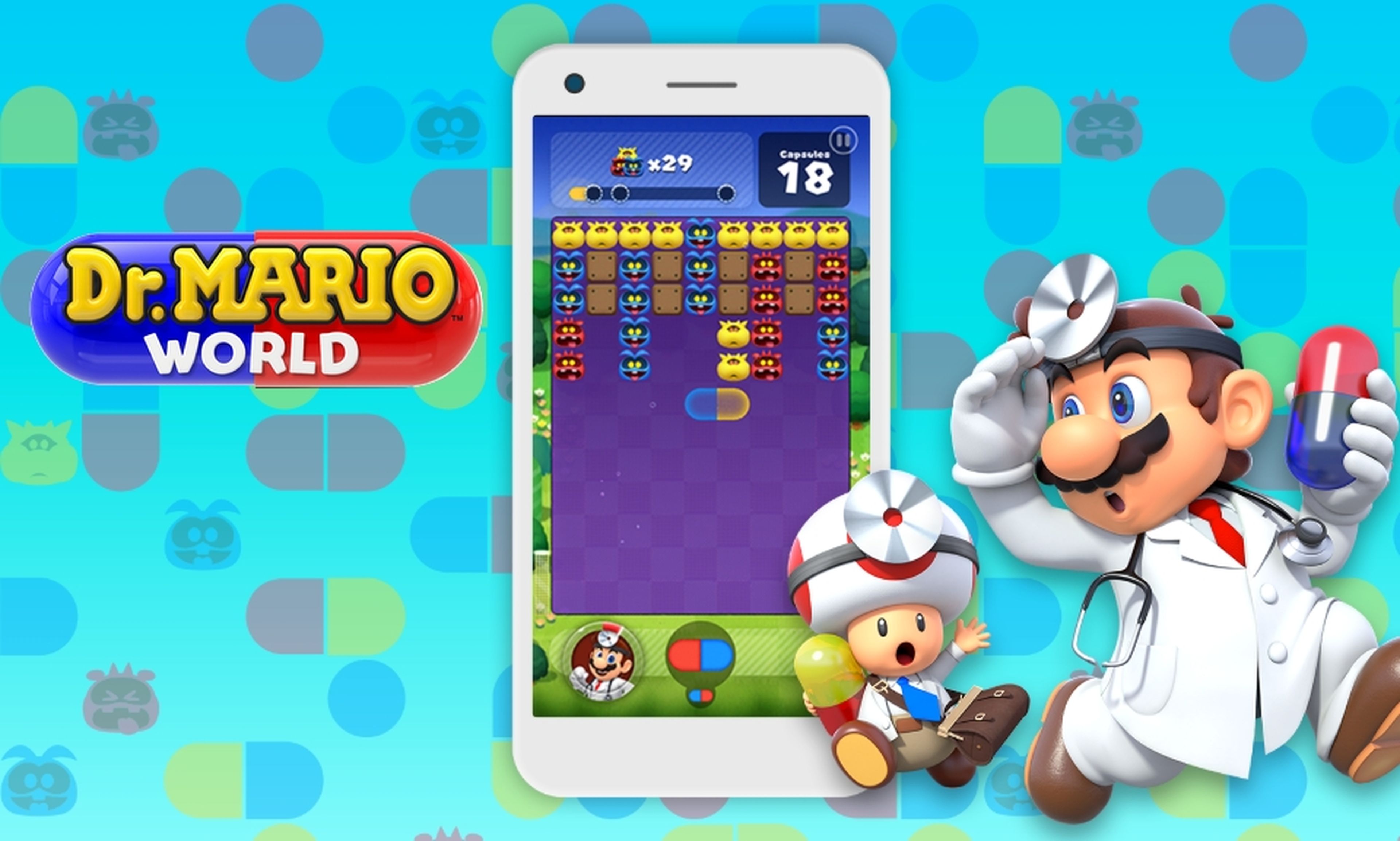 Ya puedes descargar gratis Dr Mario World para iOS y Android