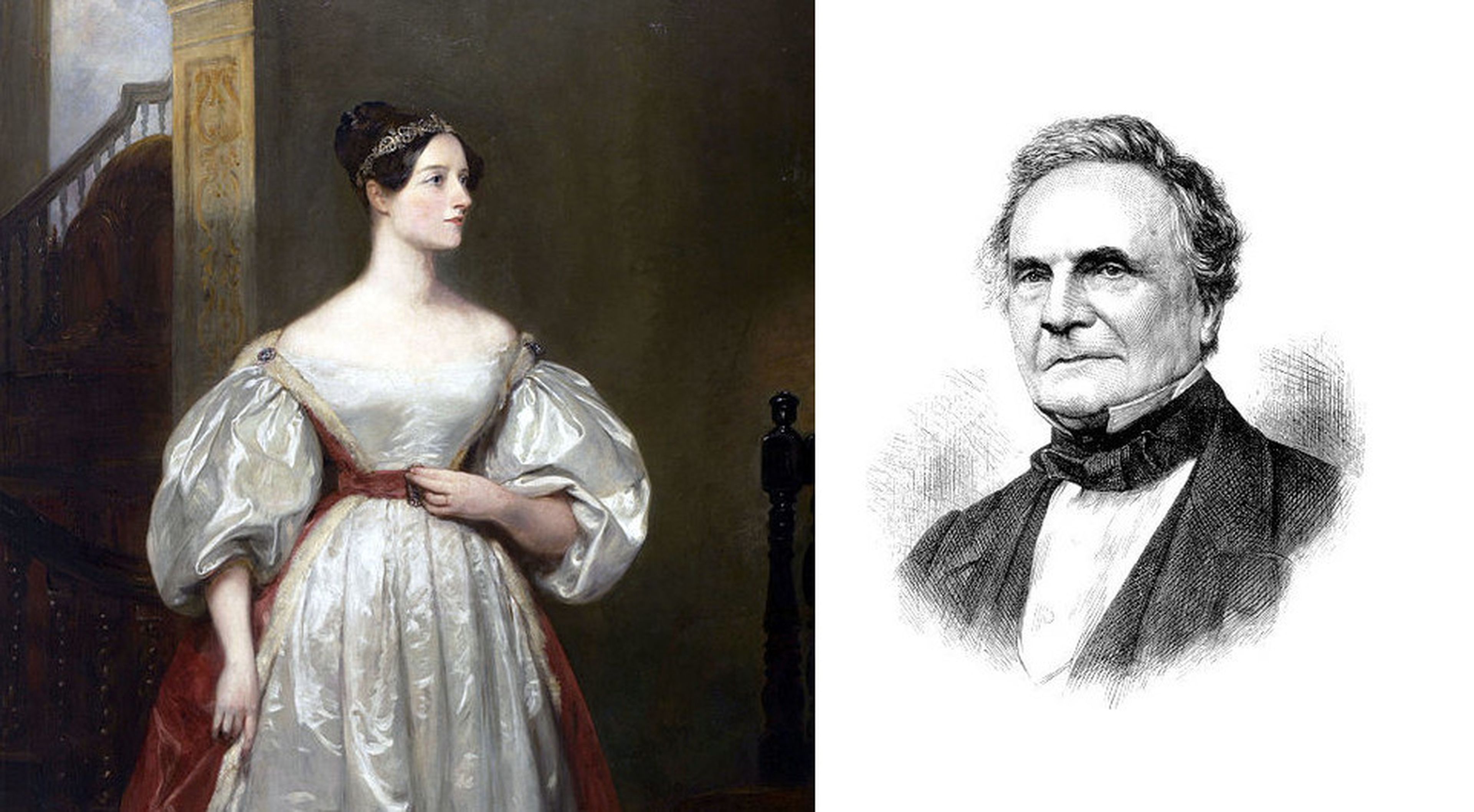 Ada Lovelace y Charles Babbage