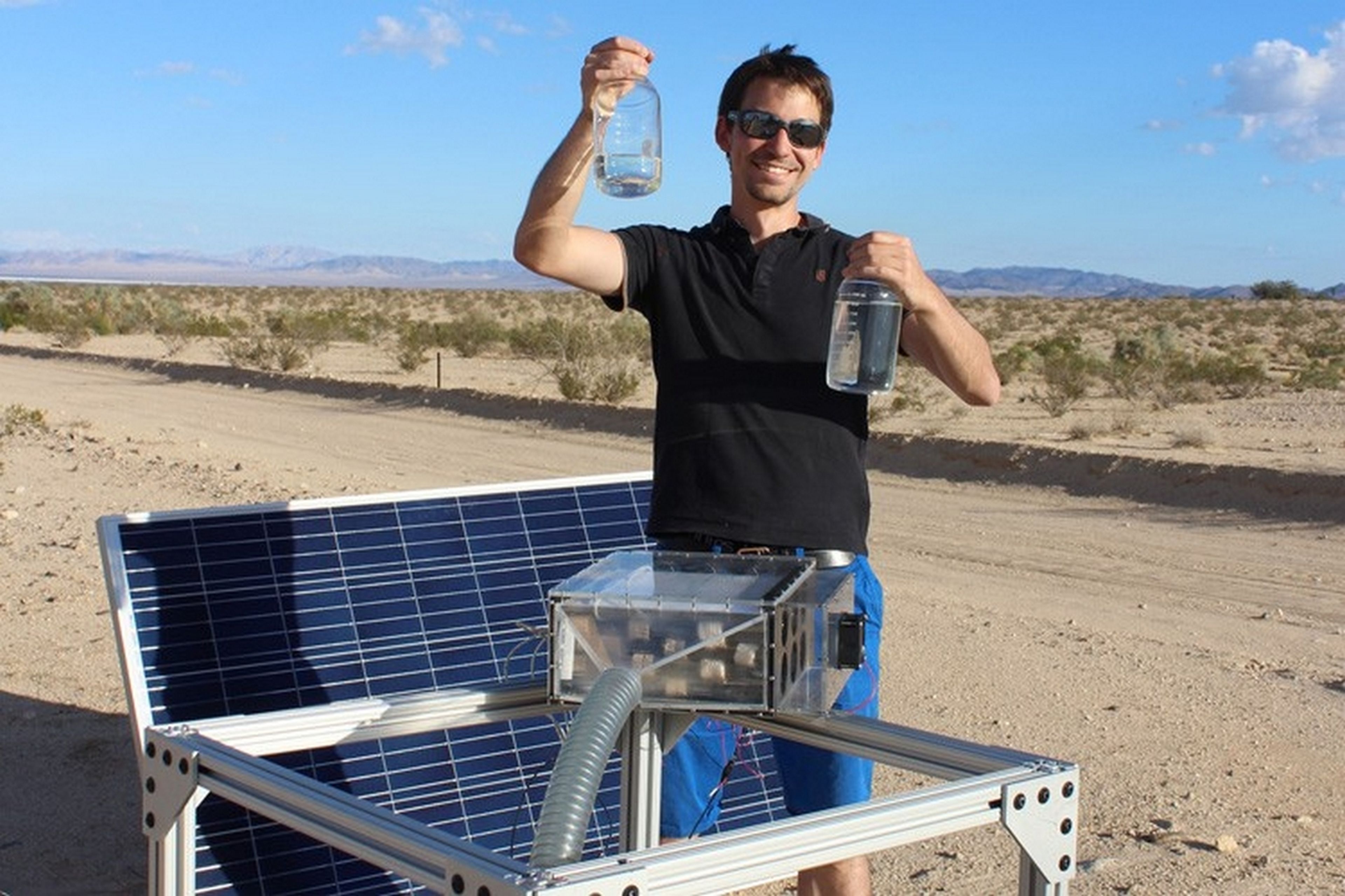 Consigue extraer agua del aire más seco del desierto