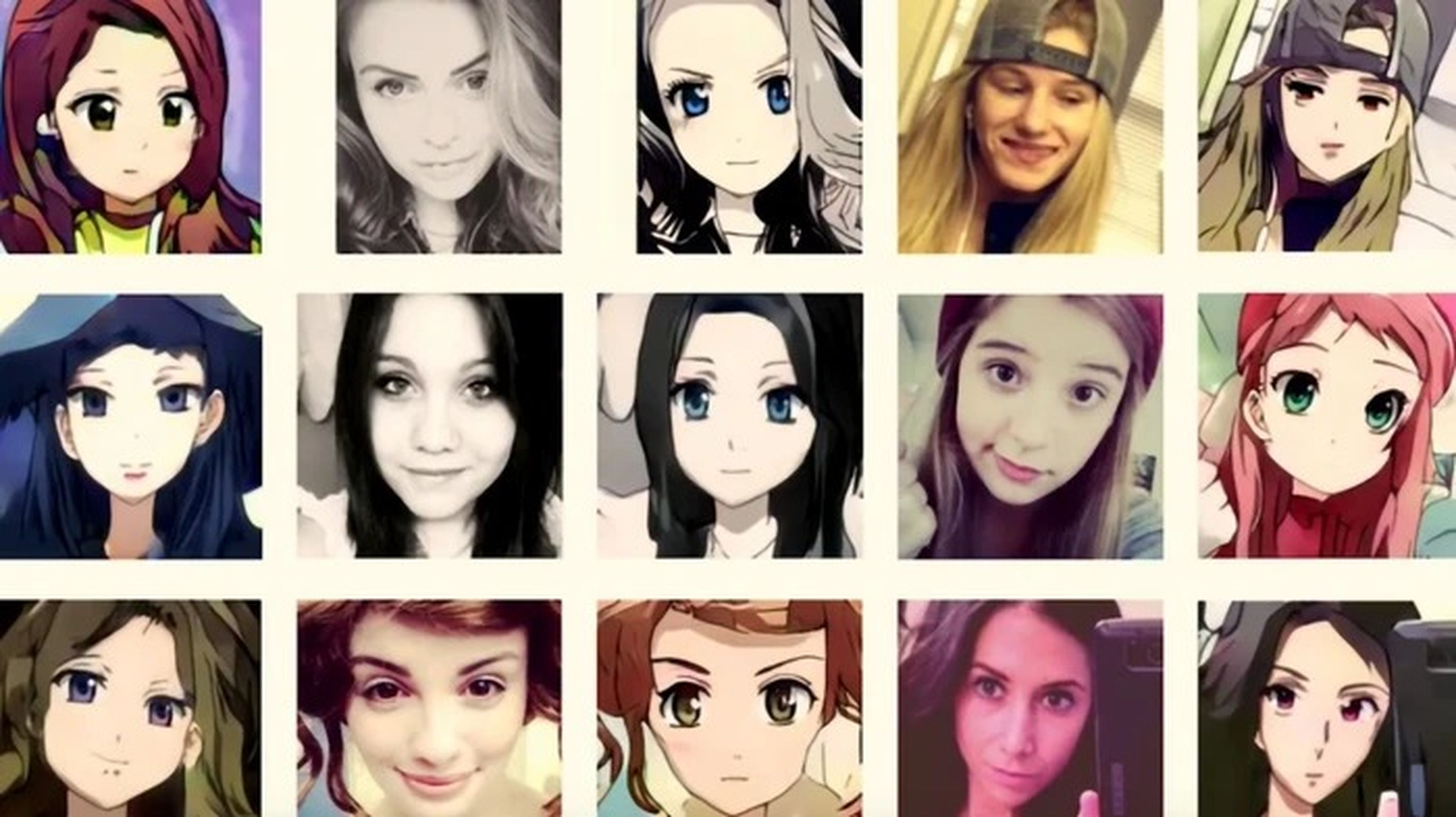 Face app, convierte las caras en anime
