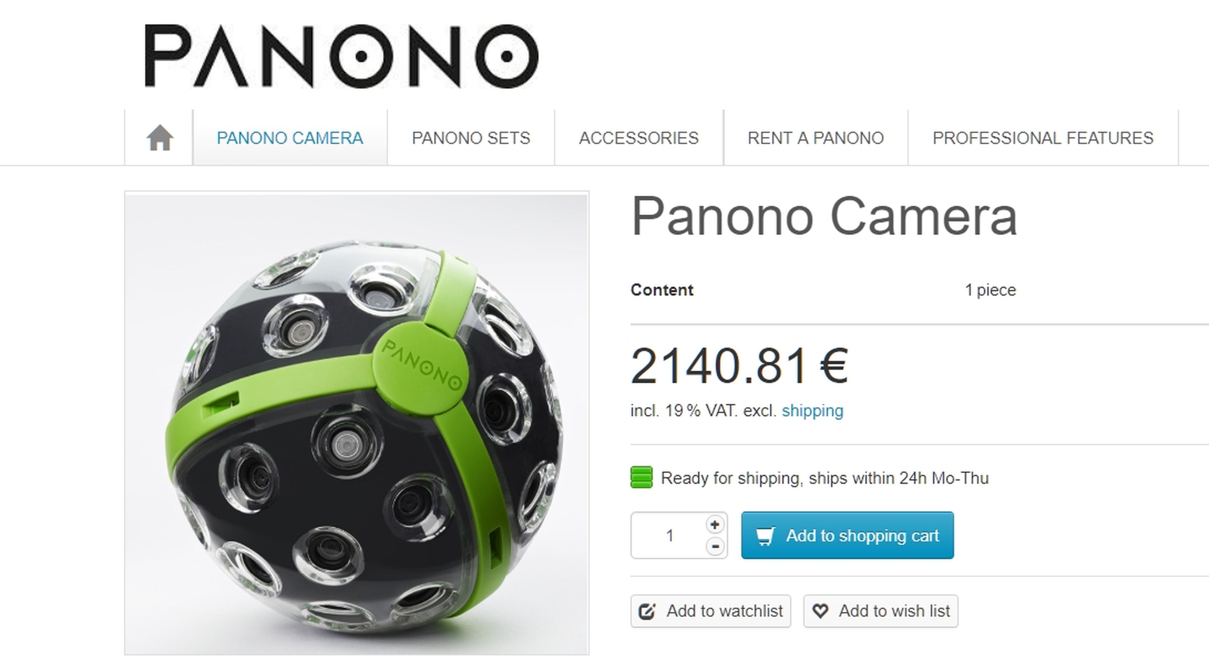 Imagínate que pagas 2.000 euros por una cámara y te piden 0,79€ por cada foto que hagas: el caso Panono