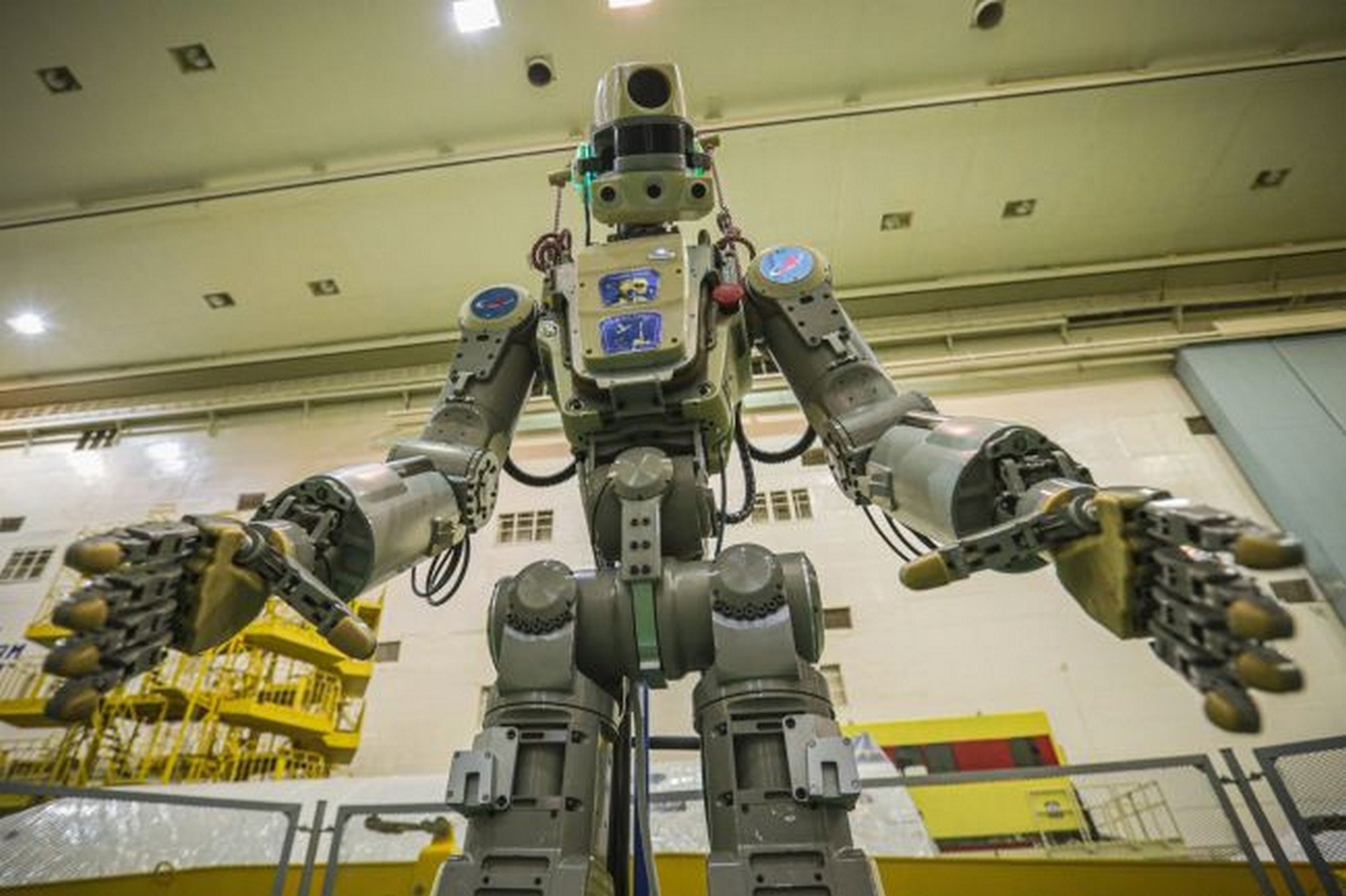 Rusia envía al robot Fyodor a la Estación Espacial Internacional para probar sus nuevos cohetes