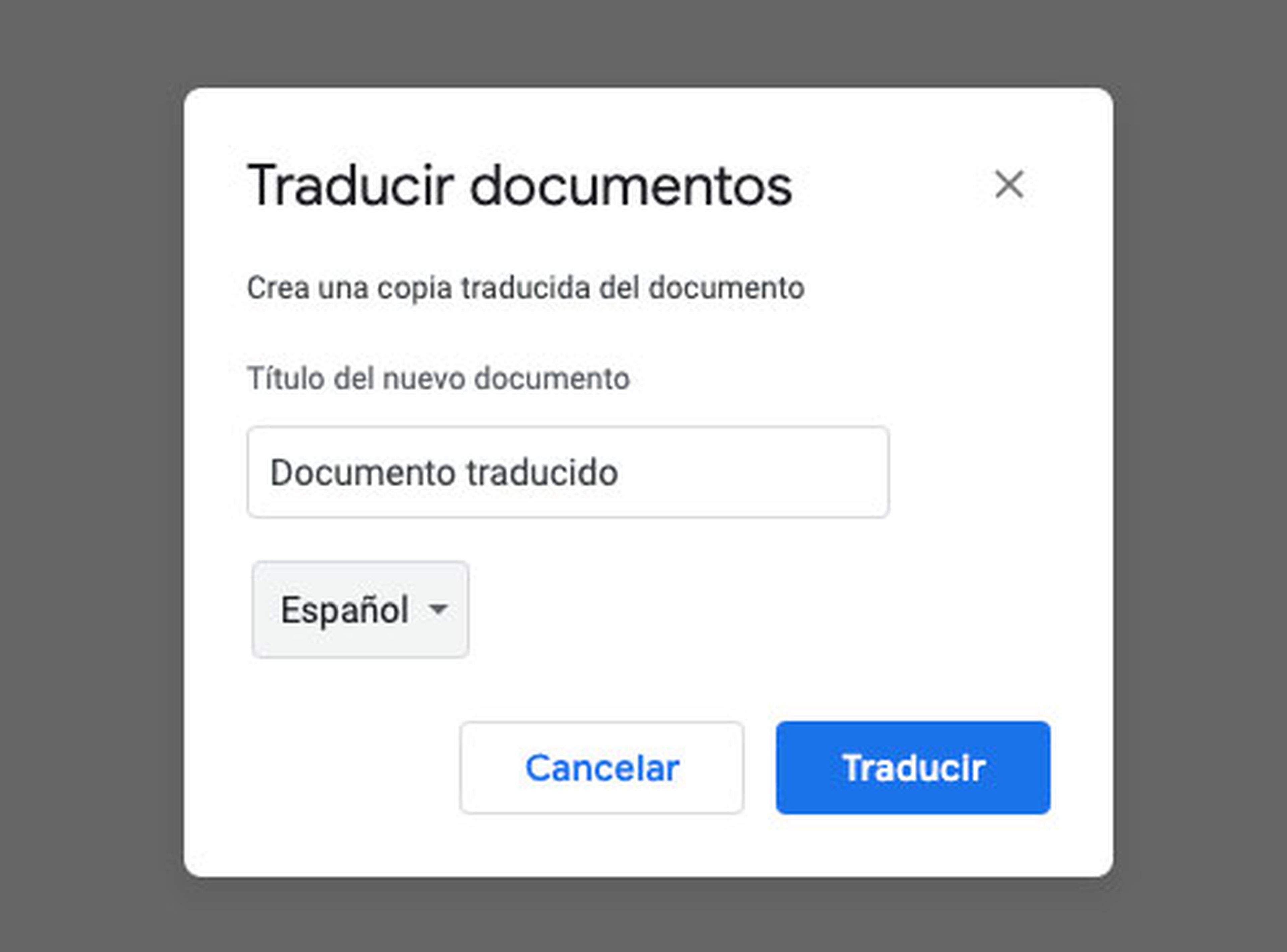 Traducir un PDF con Google Docs
