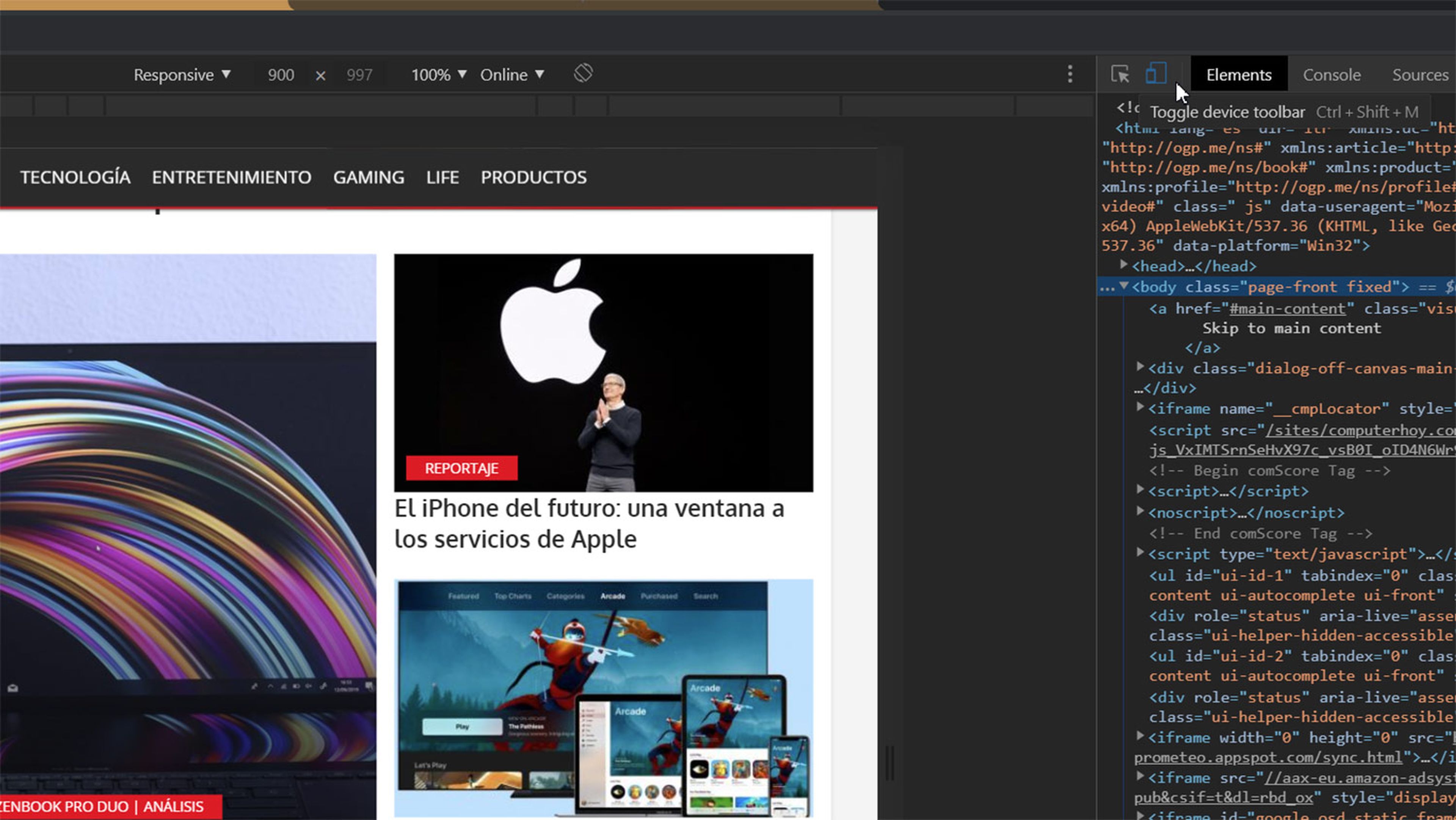 Cómo hacer capturas a pantalla completa en Chrome
