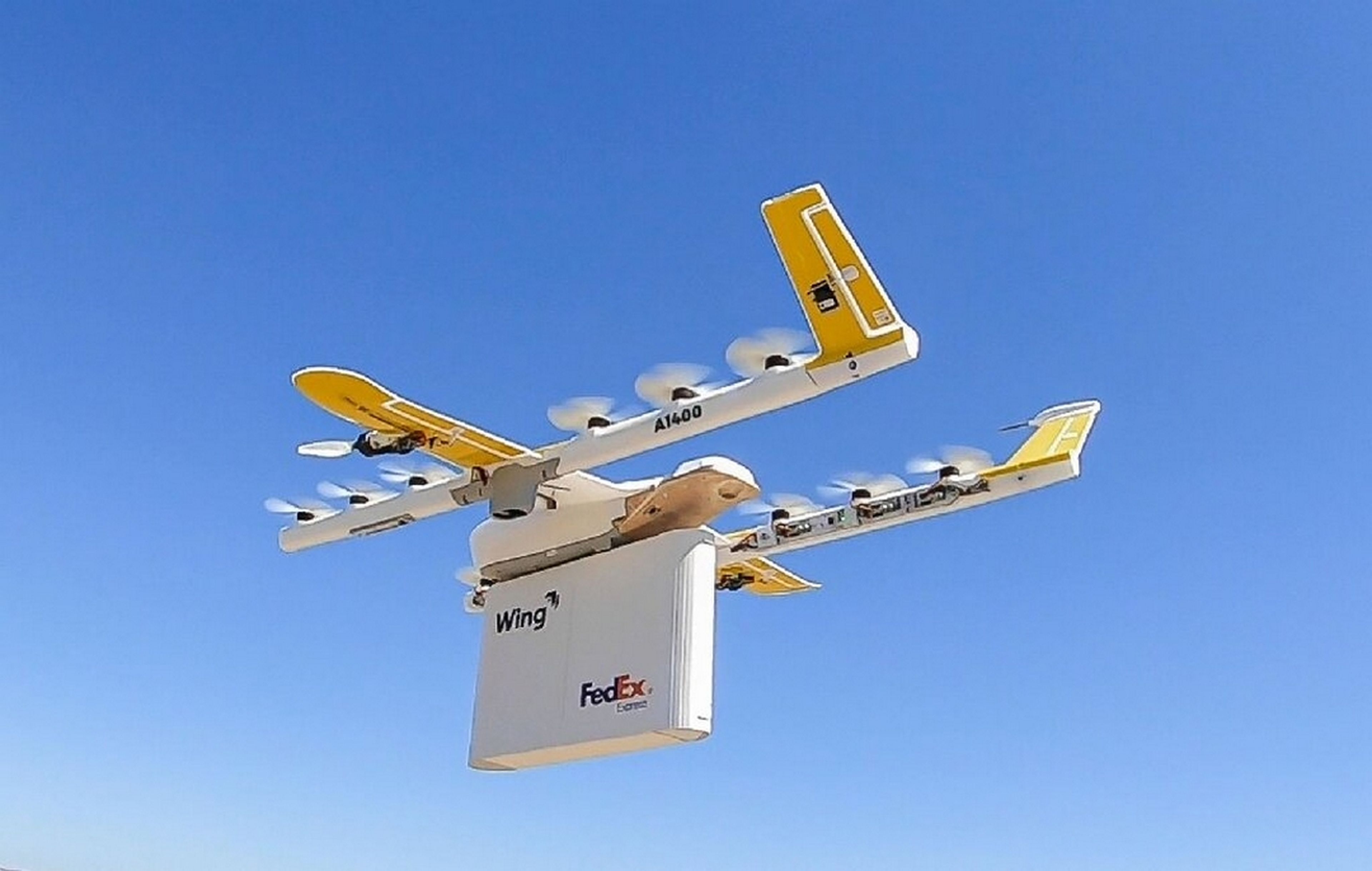Un dron de Google completa la primera entrega oficial de paquetes en Estados Unidos
