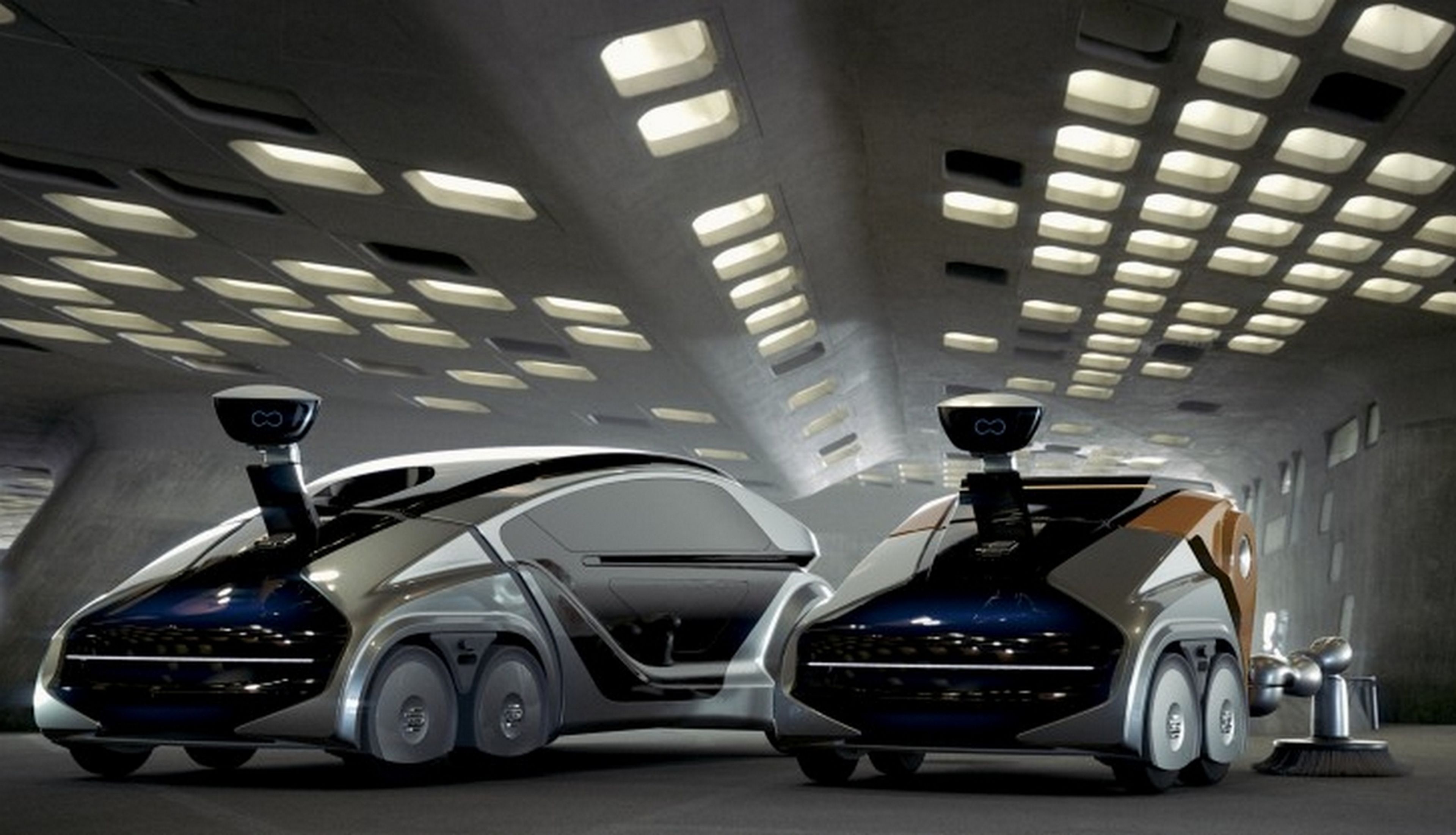 Estos coches autónomos tienen un conductor... robot