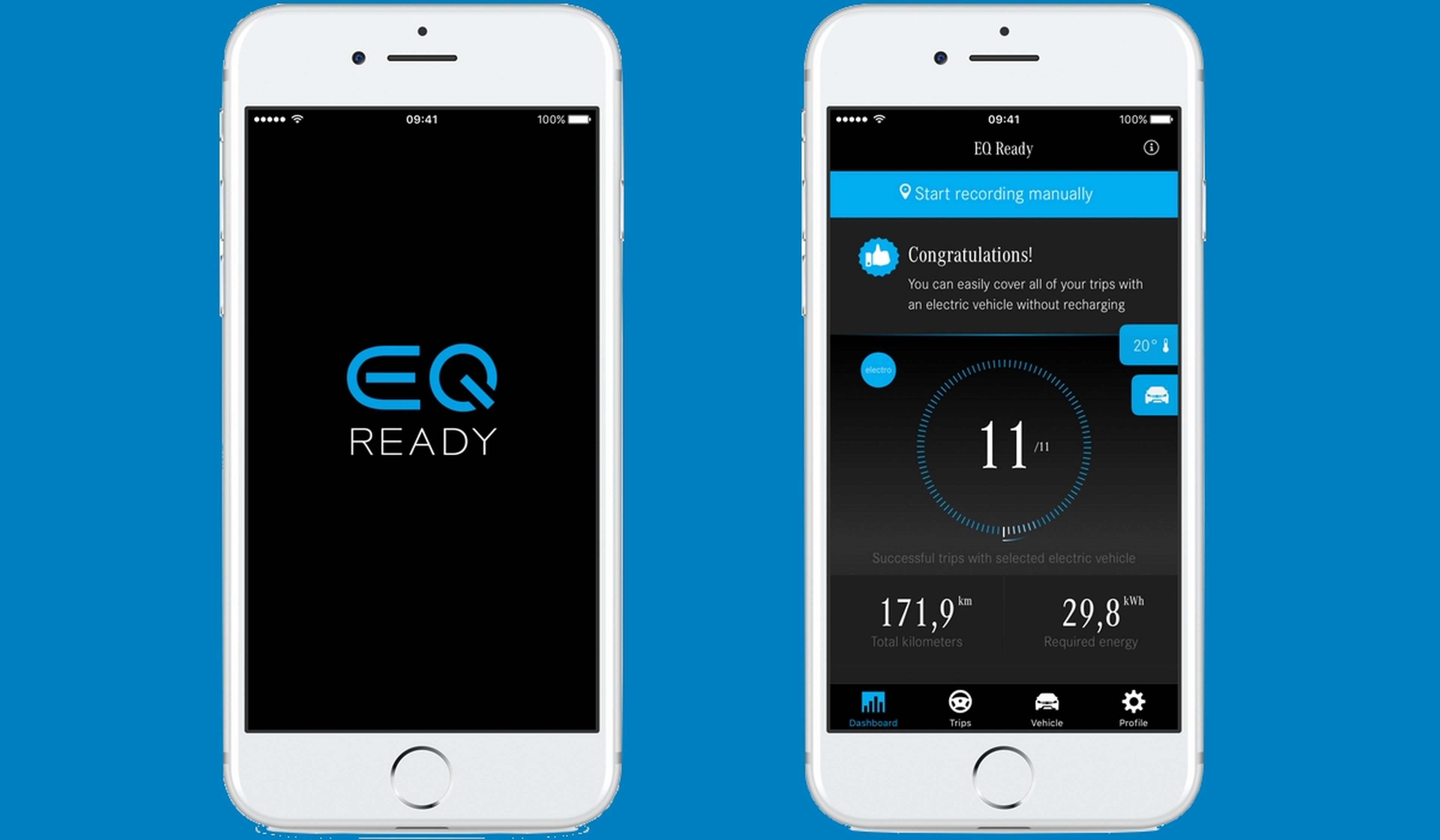 Mercedes ha lanzado una aplicación para ayudarte a decidir si un coche eléctrico encajaría en tu vida