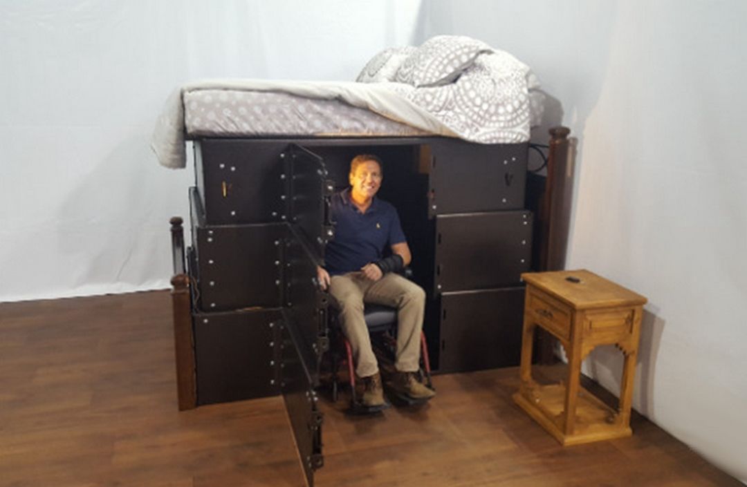 Storm Shelter Bed, la cama búnker que resiste un tornado