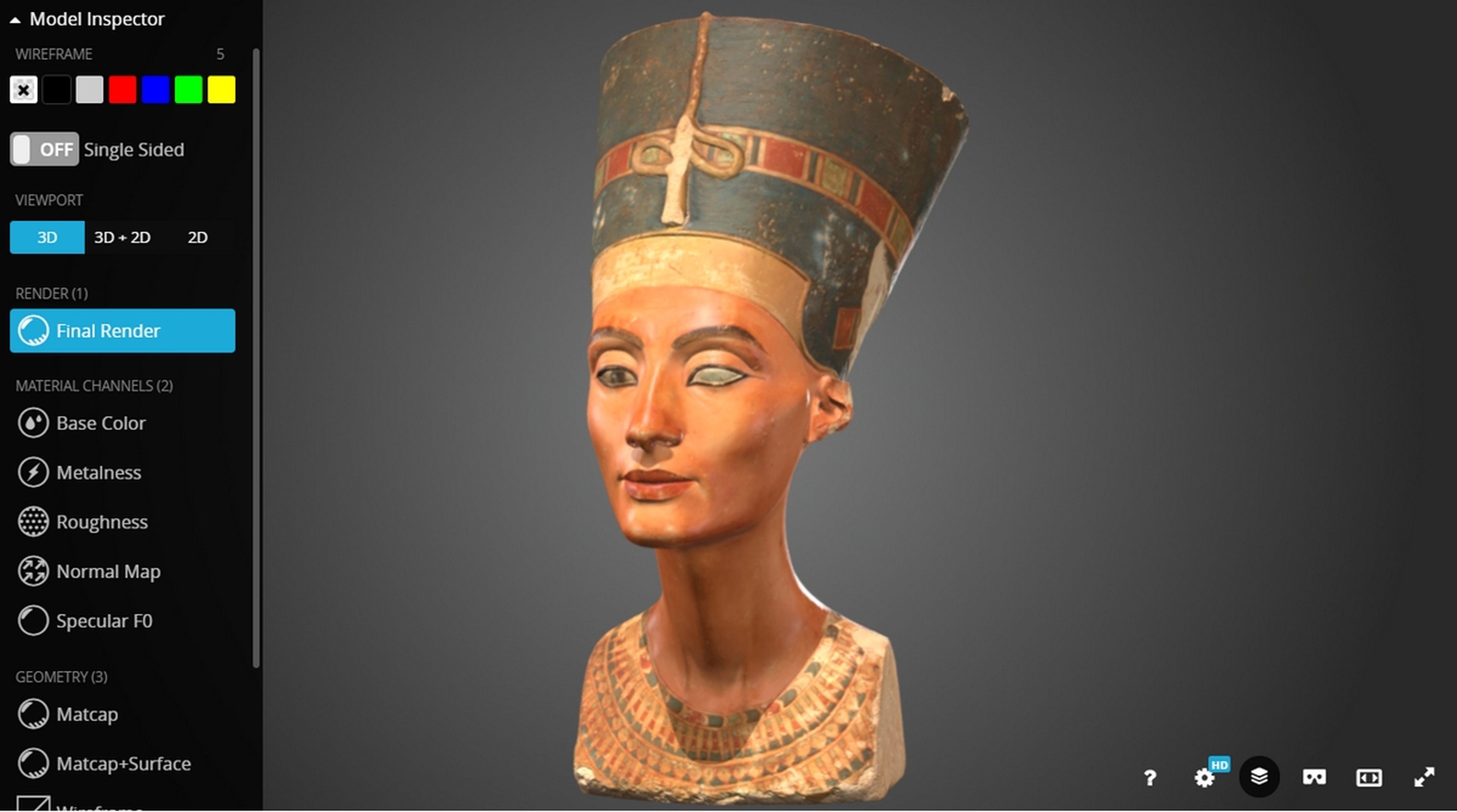 Tras años de juicios, un artista consigue que el escaneado 3D del busto de Nefertiti sea público y gratuito