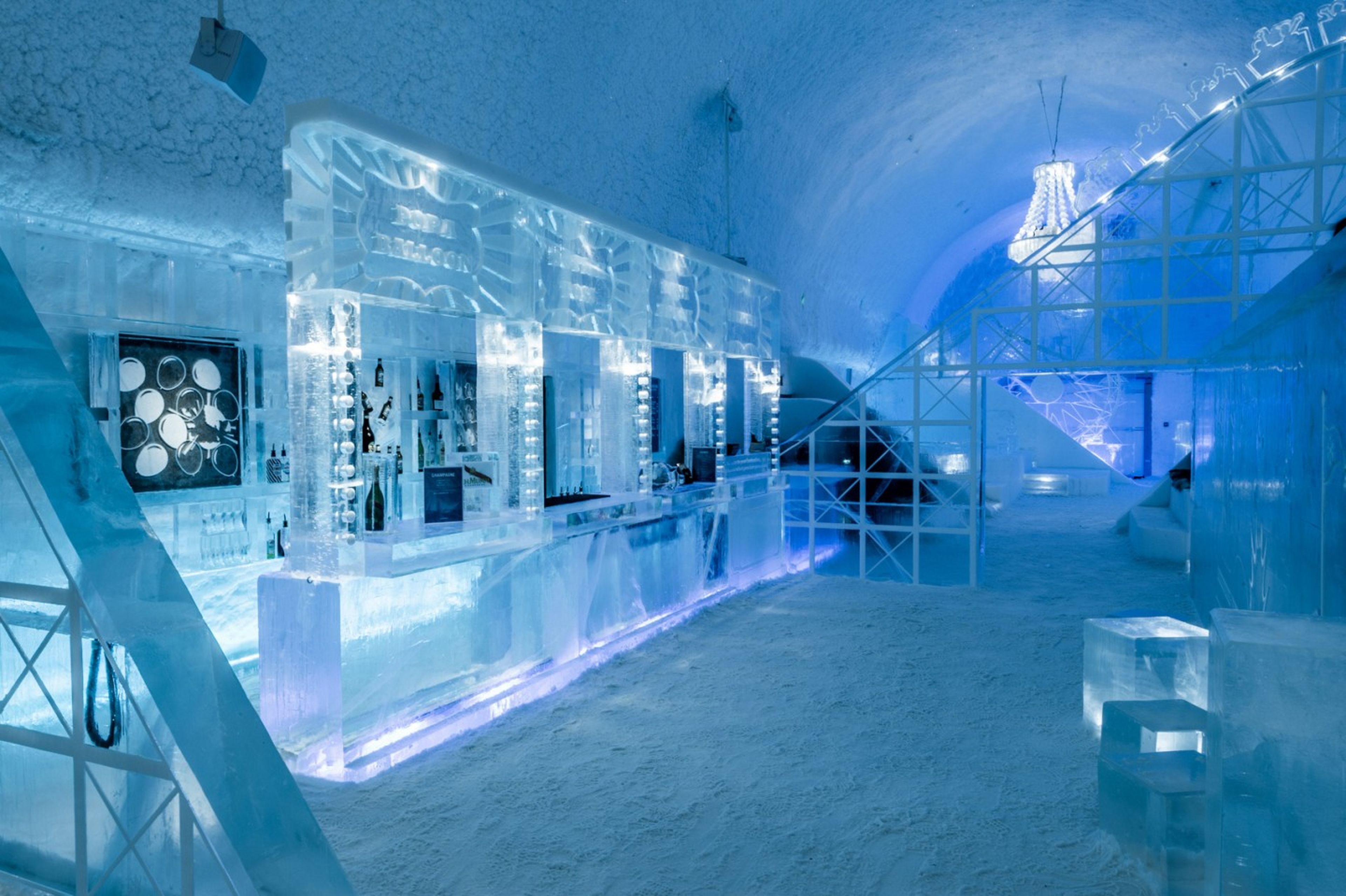 Bar hotel de hielo