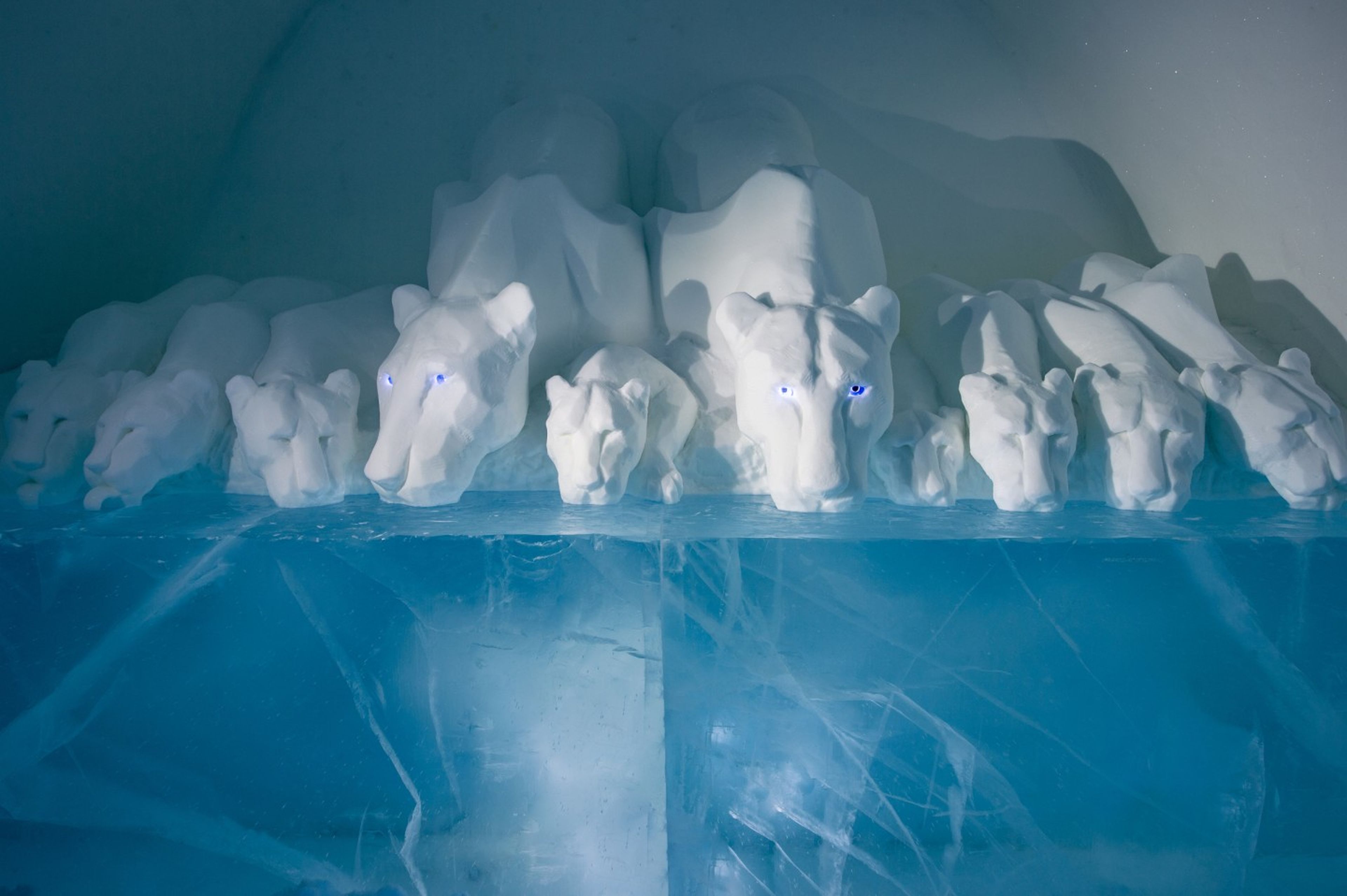 Escultura hotel de hielo