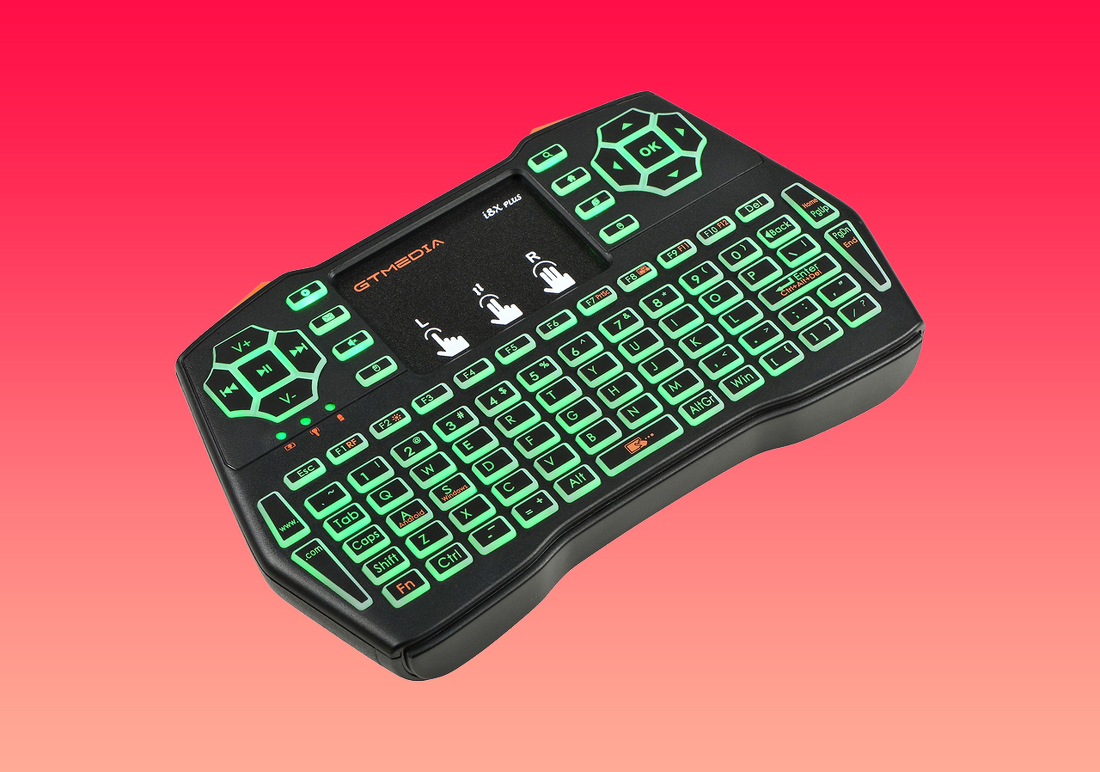 Con este mini teclado para PC o Android TV puedes escribir y usar el ratón  desde el sofá ¡y sólo cuesta 10€!