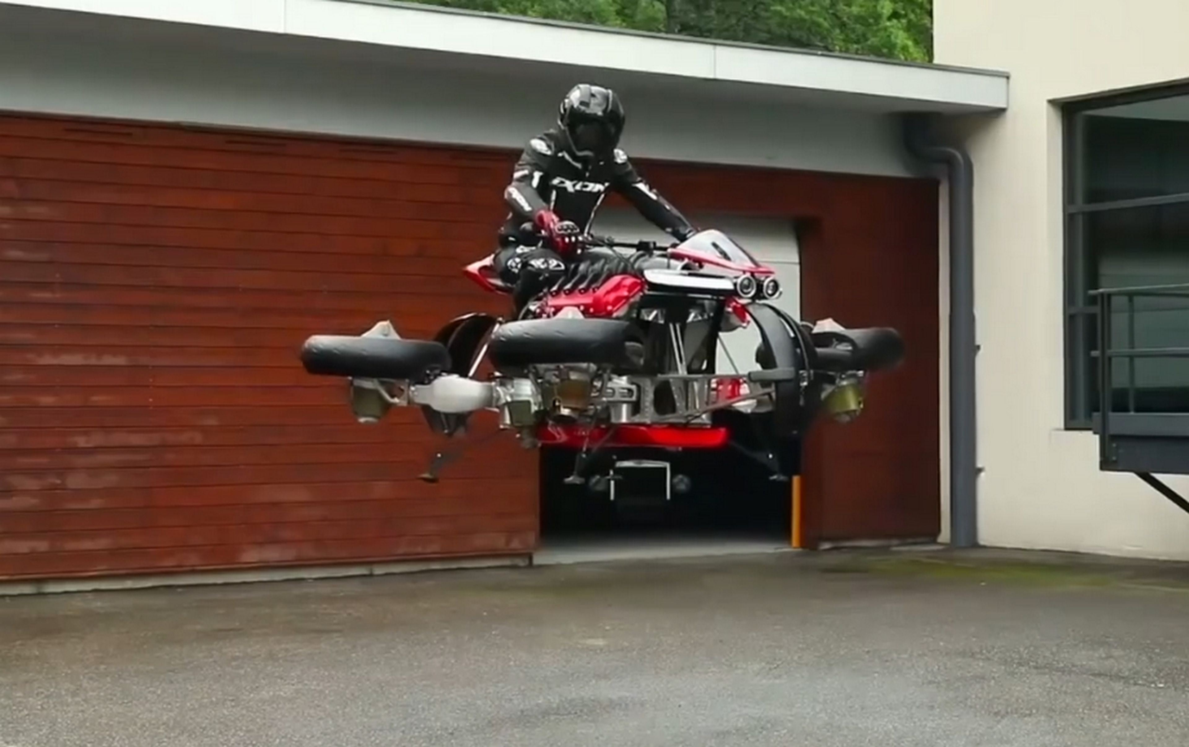 La Moto Volante de Lazareth, una verdadera moto que puede volar