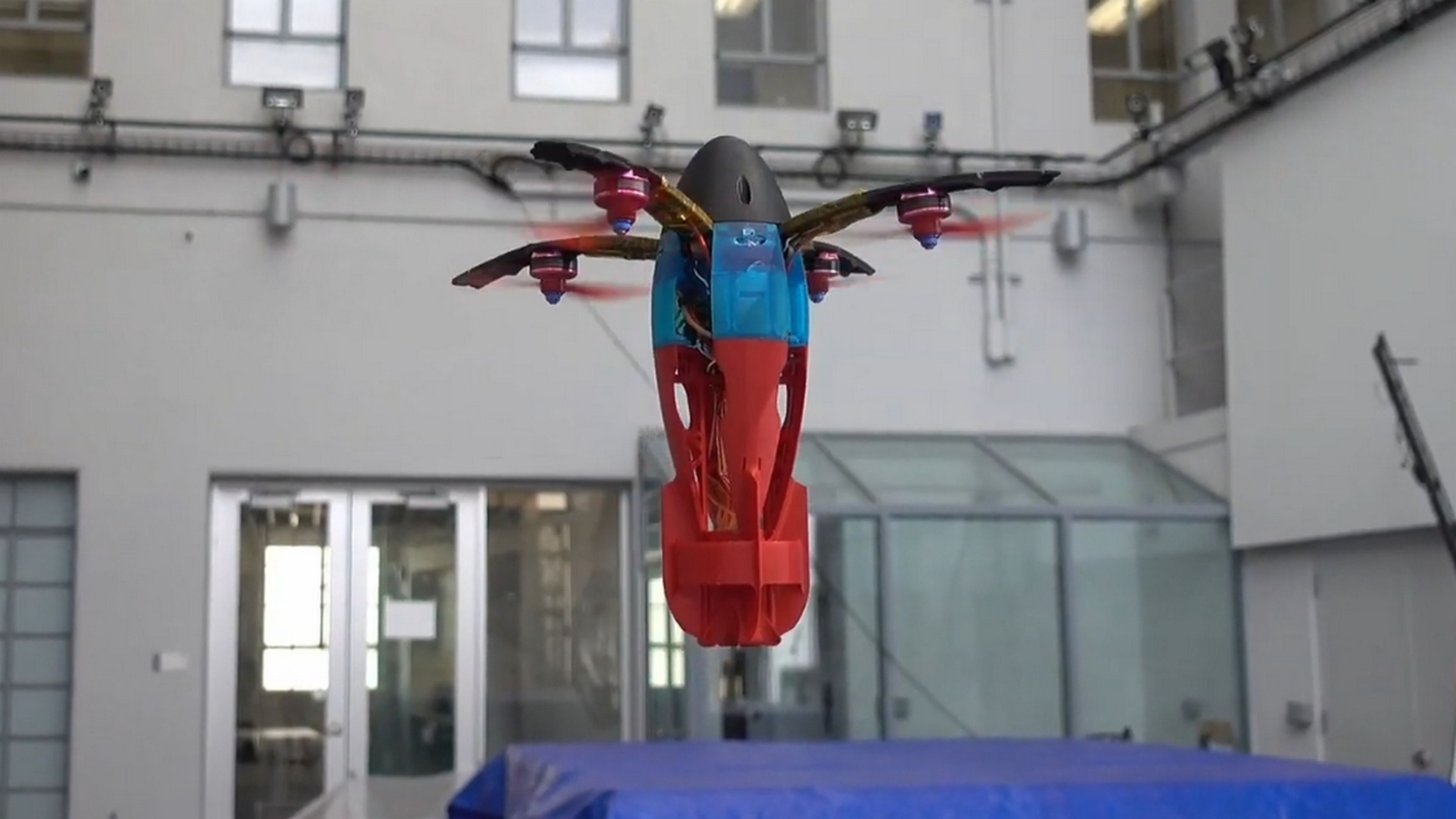 SQUID, el dron que se dispara con un cañón