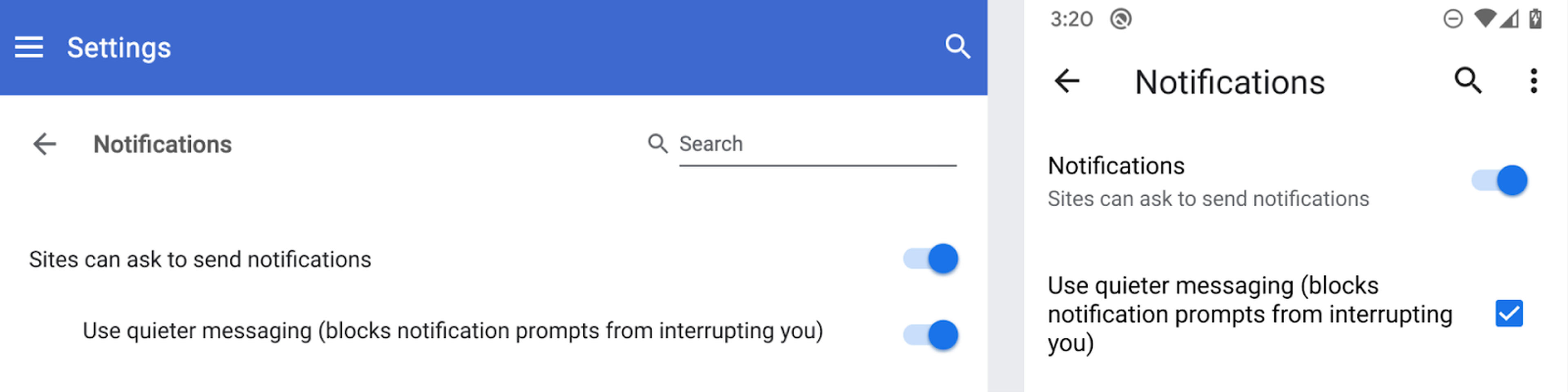 Cómo activar las notificaciones silenciosas en la nueva actualización de Google Chrome