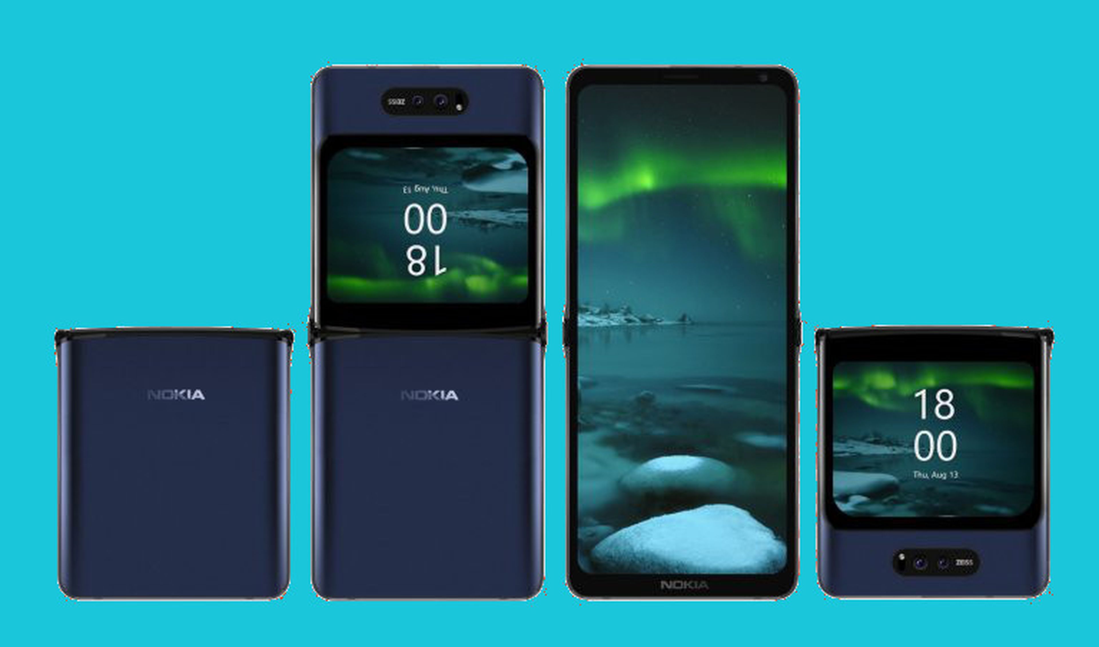 Nokia, prototipo móvil plegable