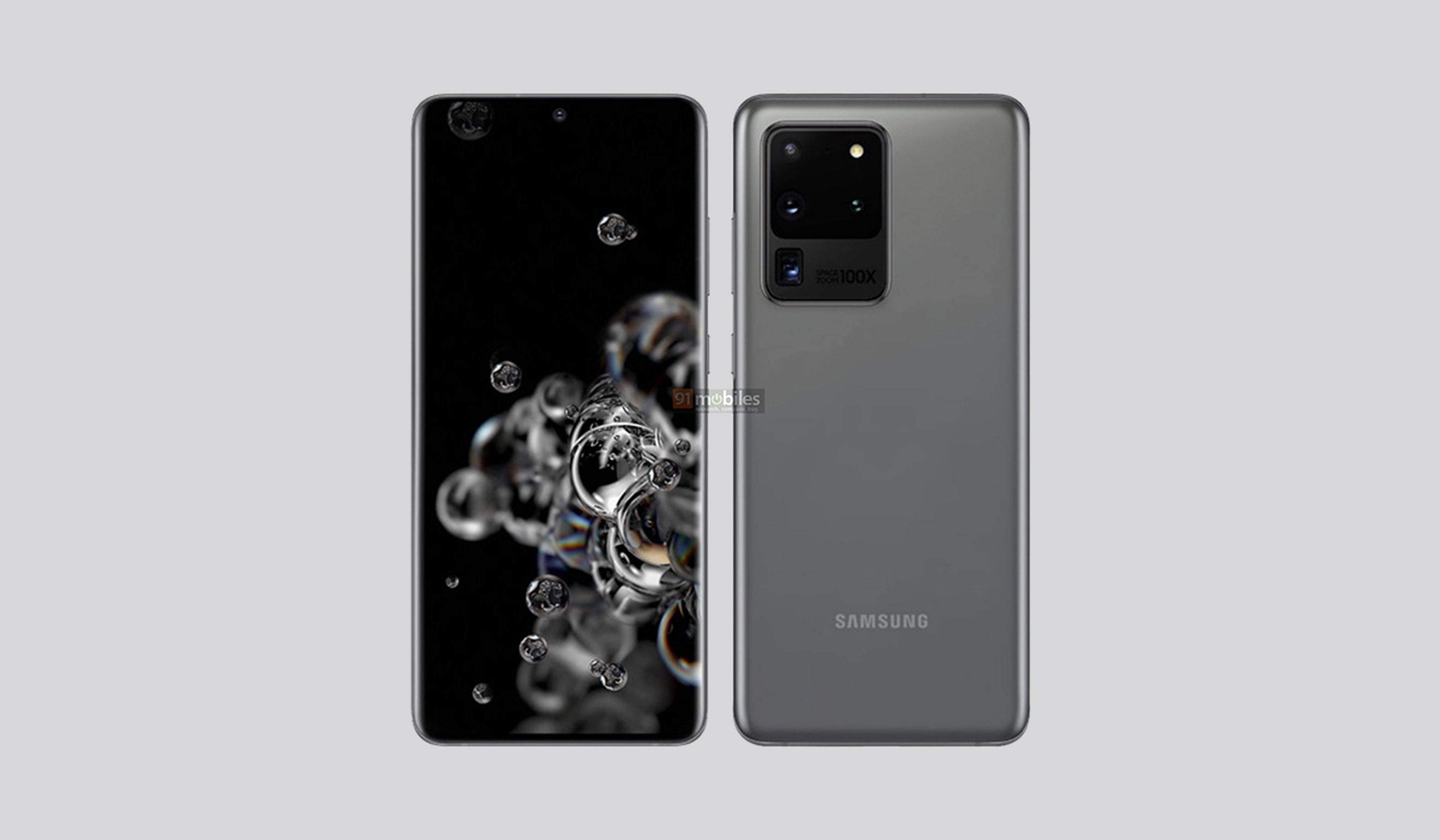 Samsung Galaxy S20 Ultra, renders filtrados