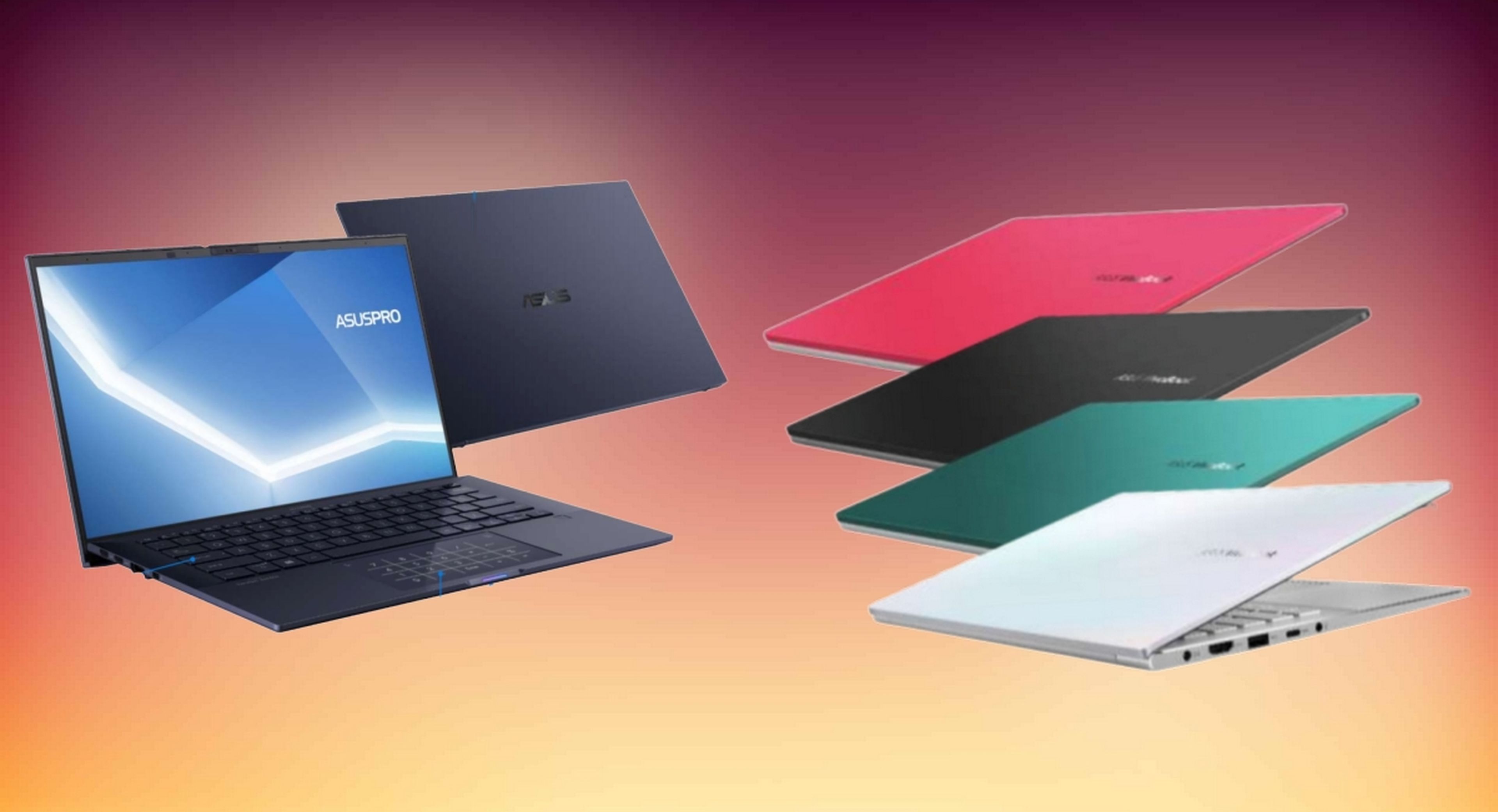 Asi son los nuevos portátiles Asus VivoBook, y el nuevo portátil para negocios Asus ExpertBook