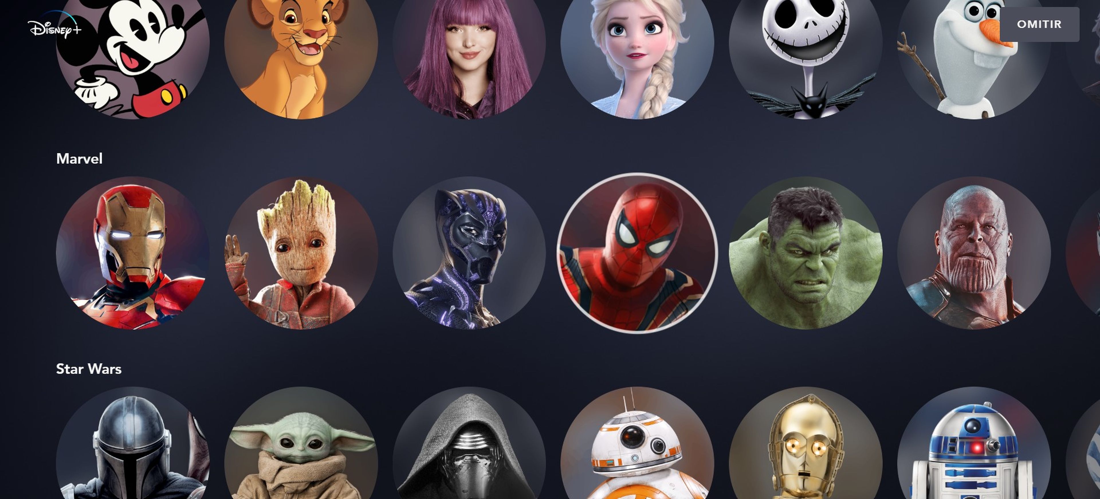 Cómo añadir más perfiles en Disney Plus
