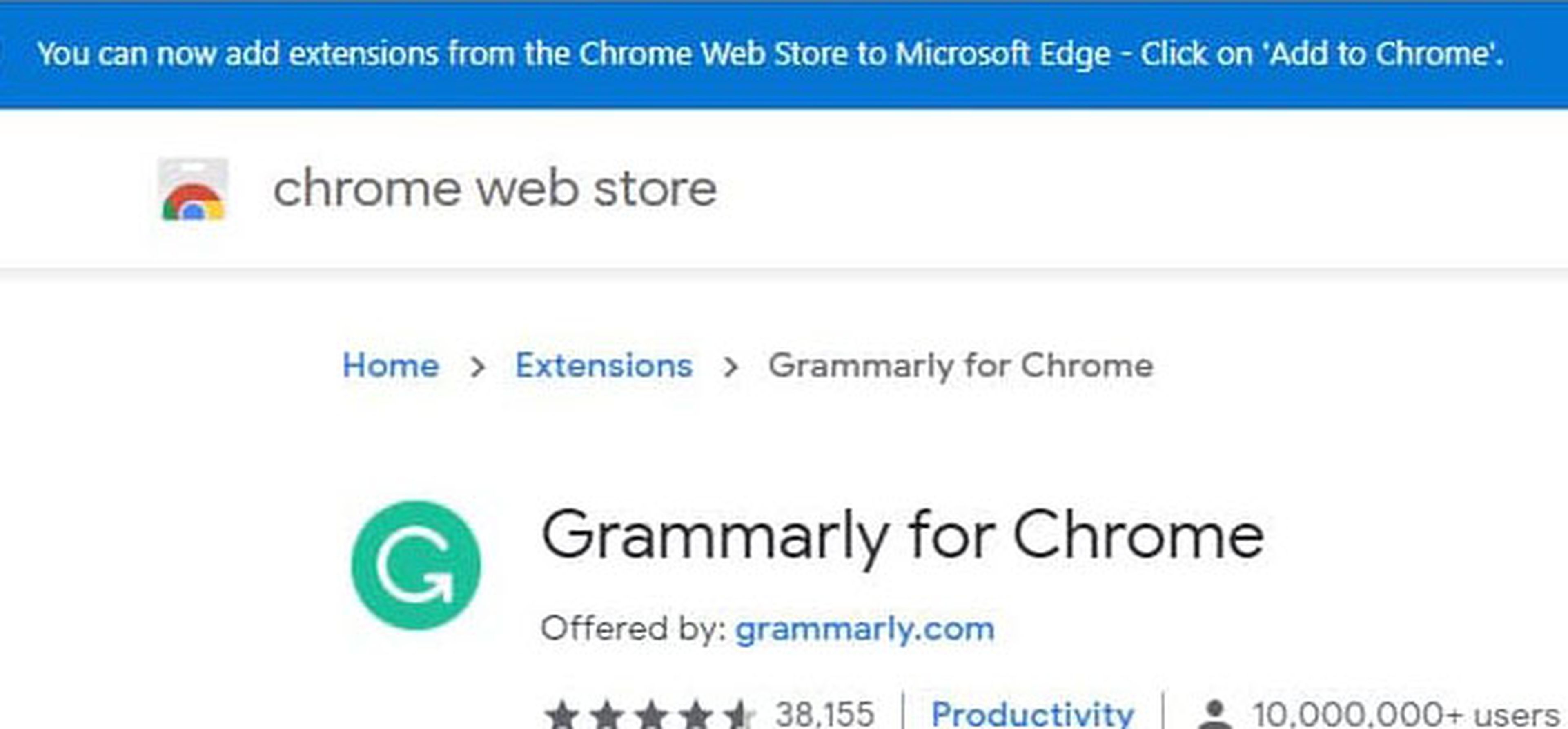 Extensión Chrome