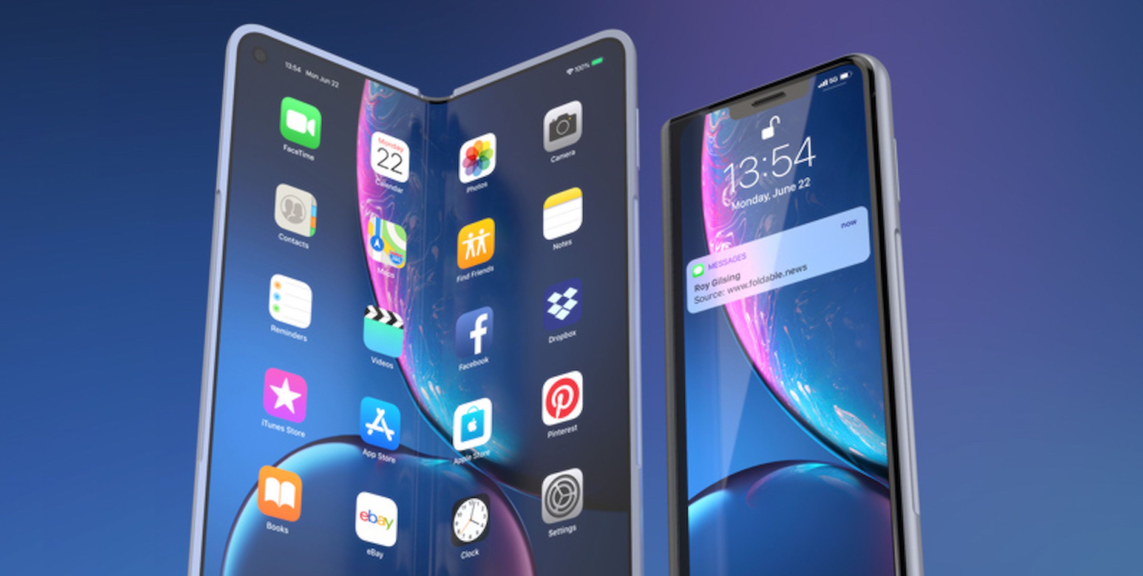 iphone con pantalla flexible