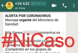 La Guardia Civil alerta: si recibes un WhatsApp del Ministerio de Sanidad no lo abras, es una estafa