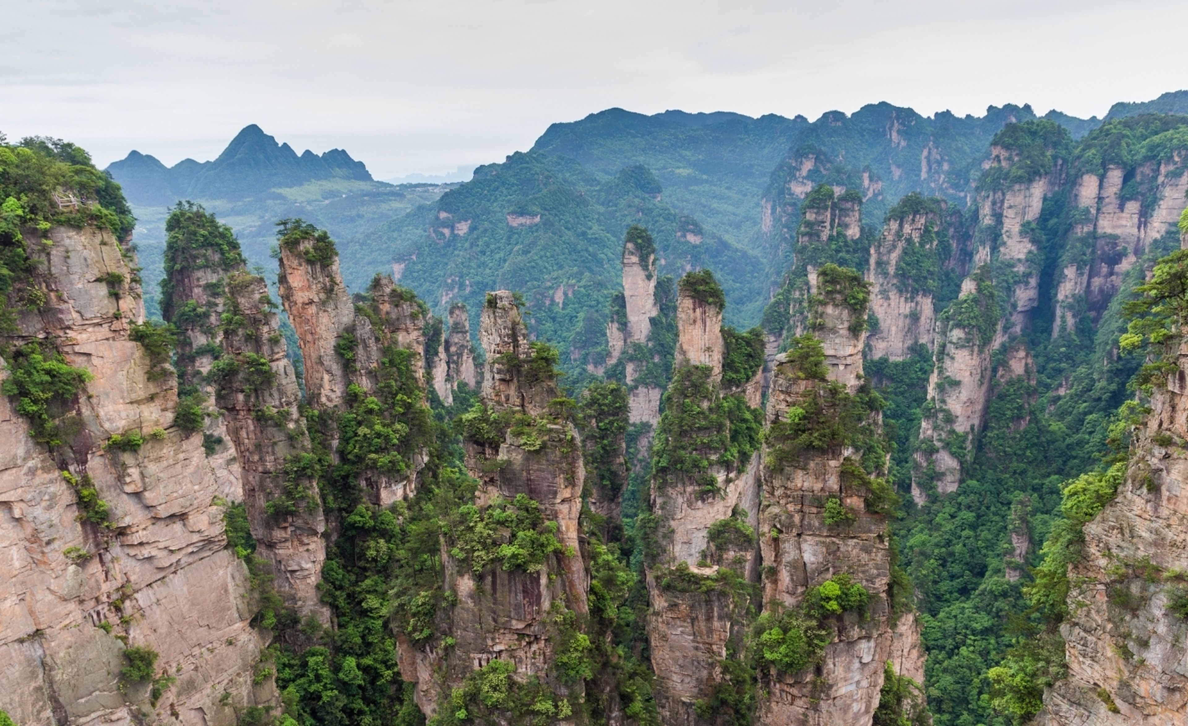 Montaña Tianzi China