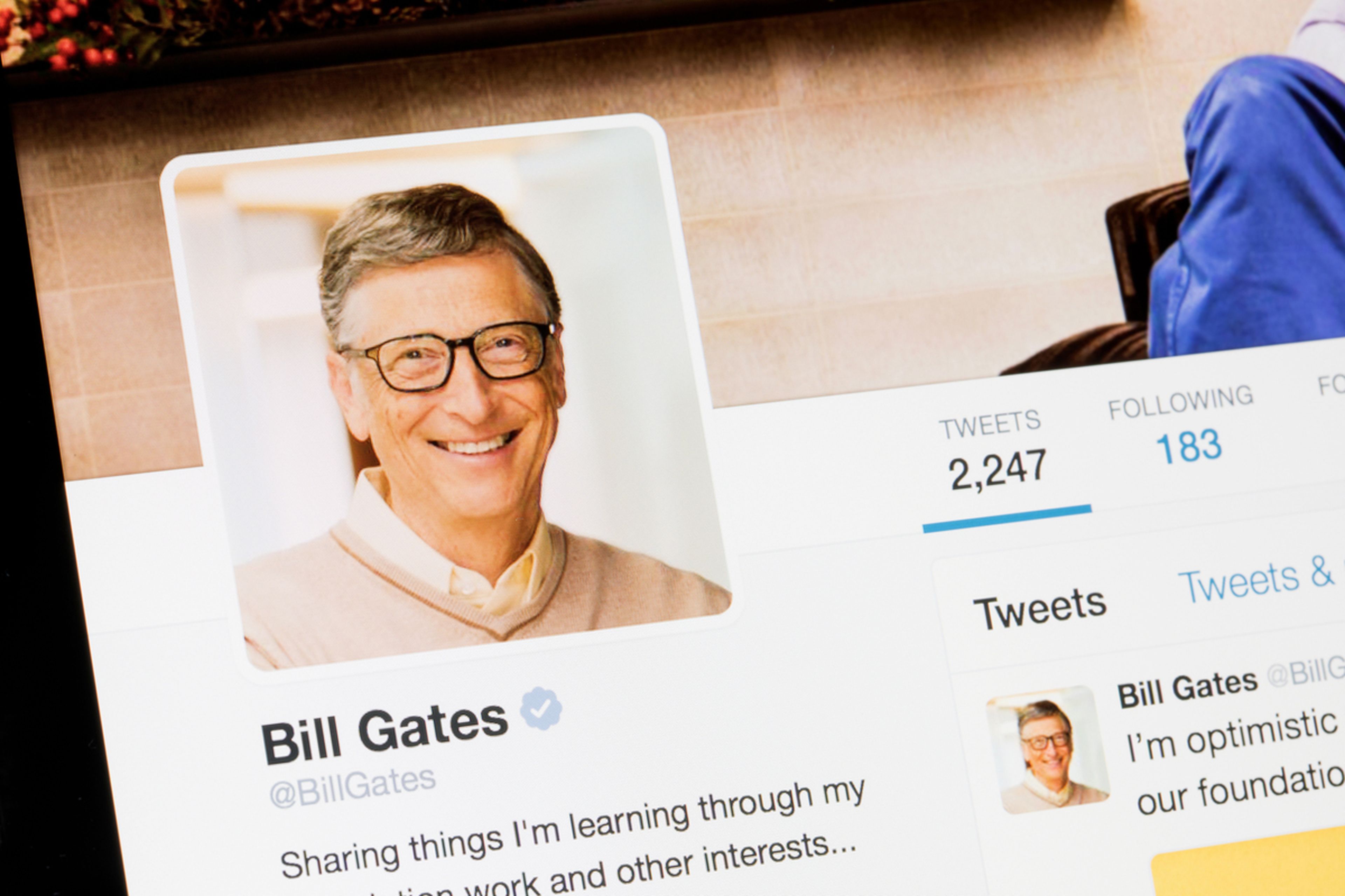 Bill Gates en Twitter