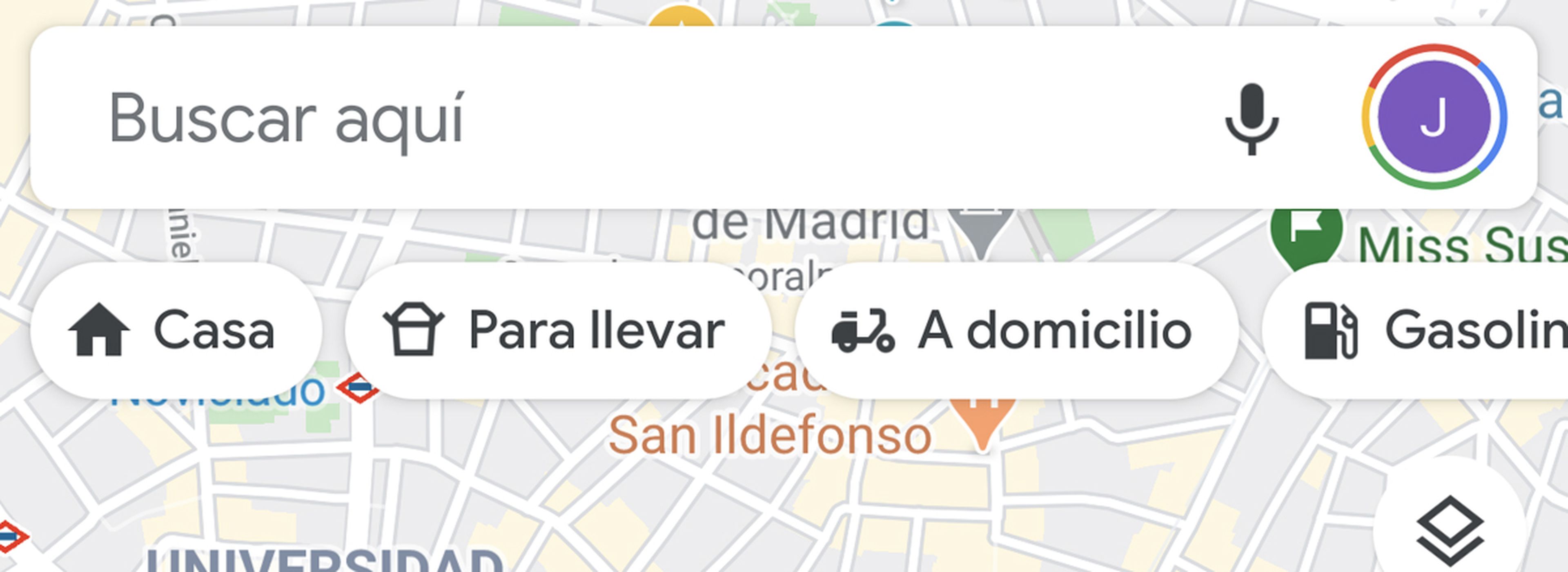 Google Maps a domicilio