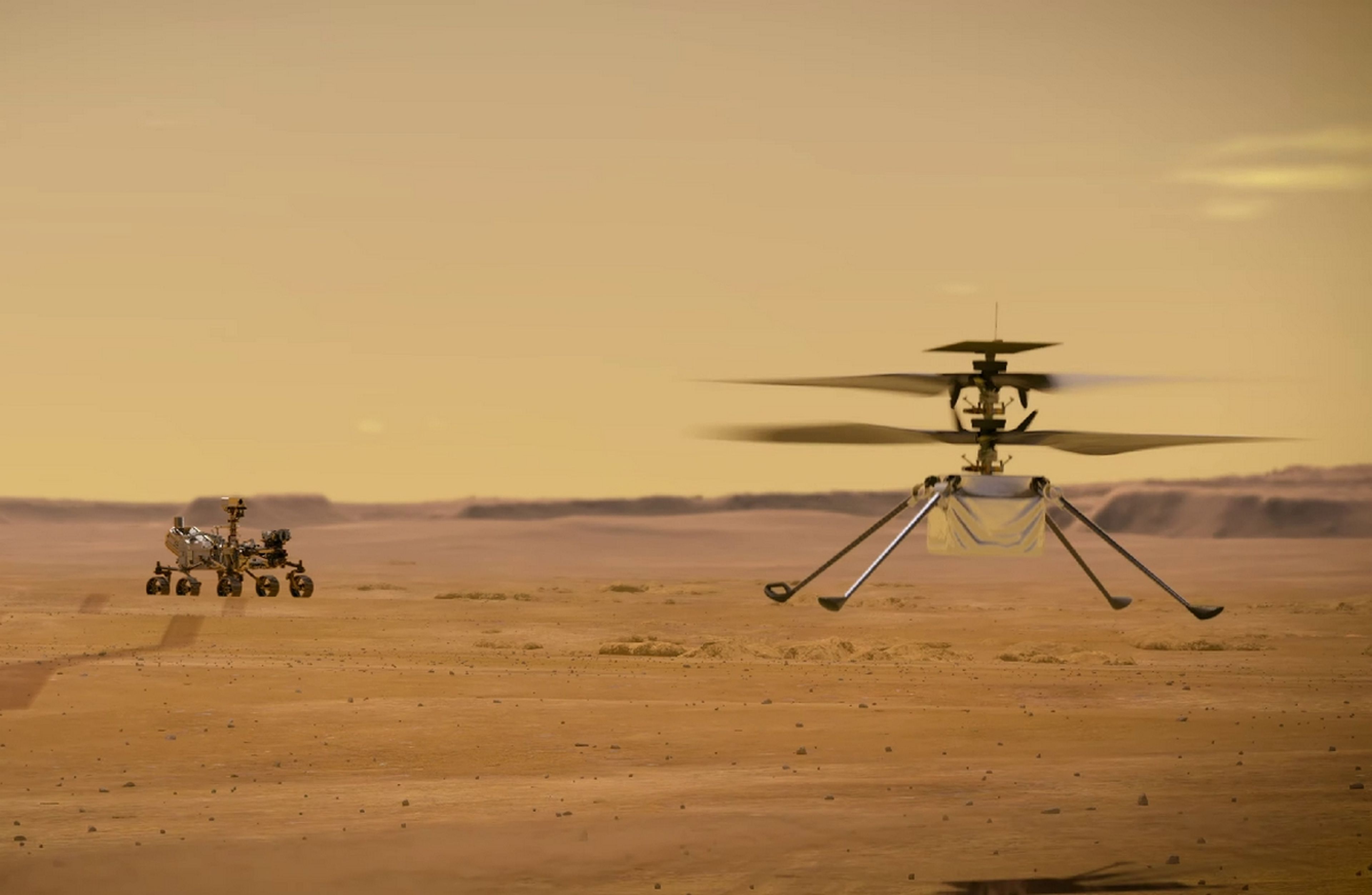 La NASA presenta Ingenuity, el helicoptero que volará por los cielos de Marte