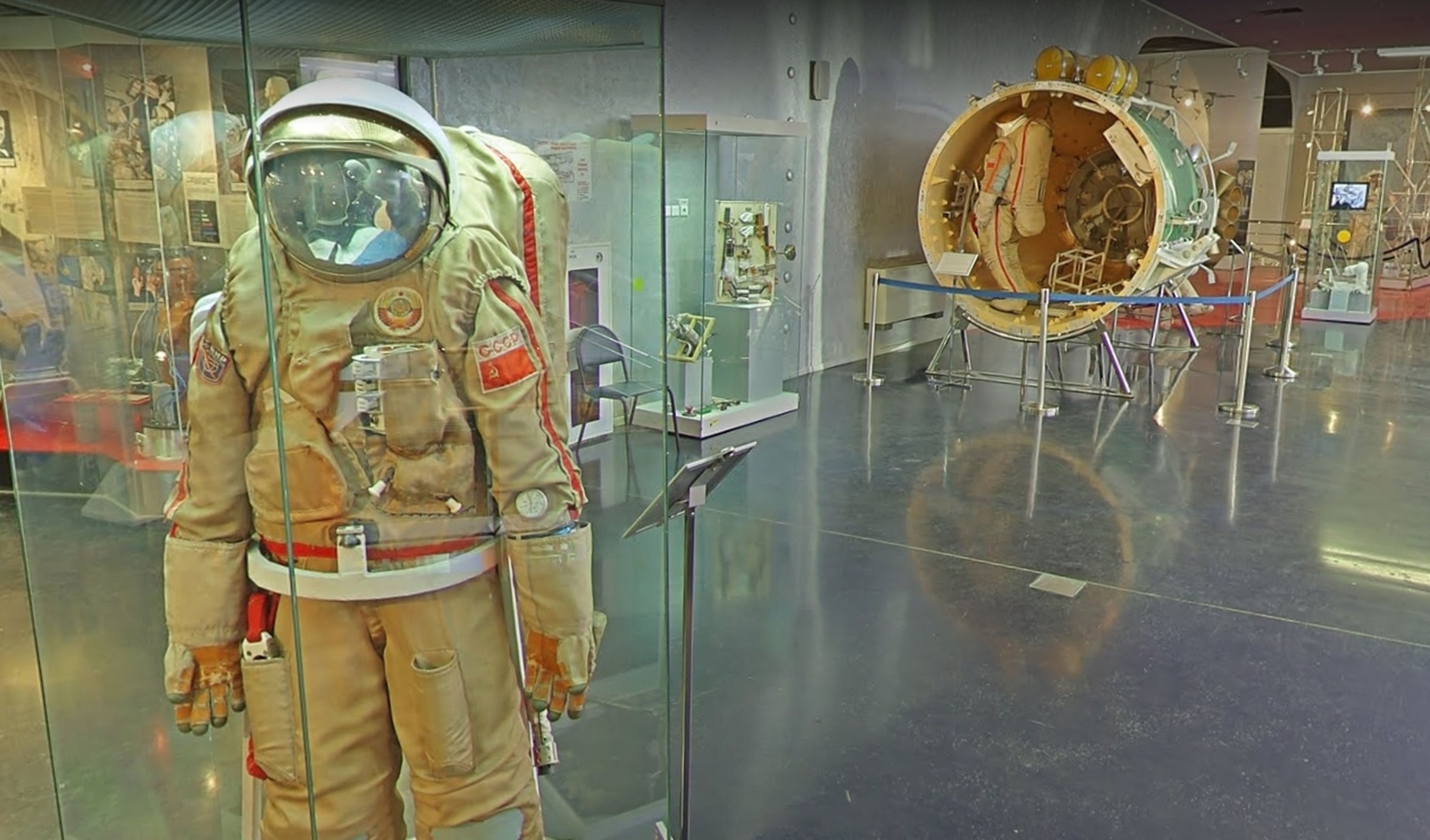 Traje espacial en el Museum of Cosmonautics