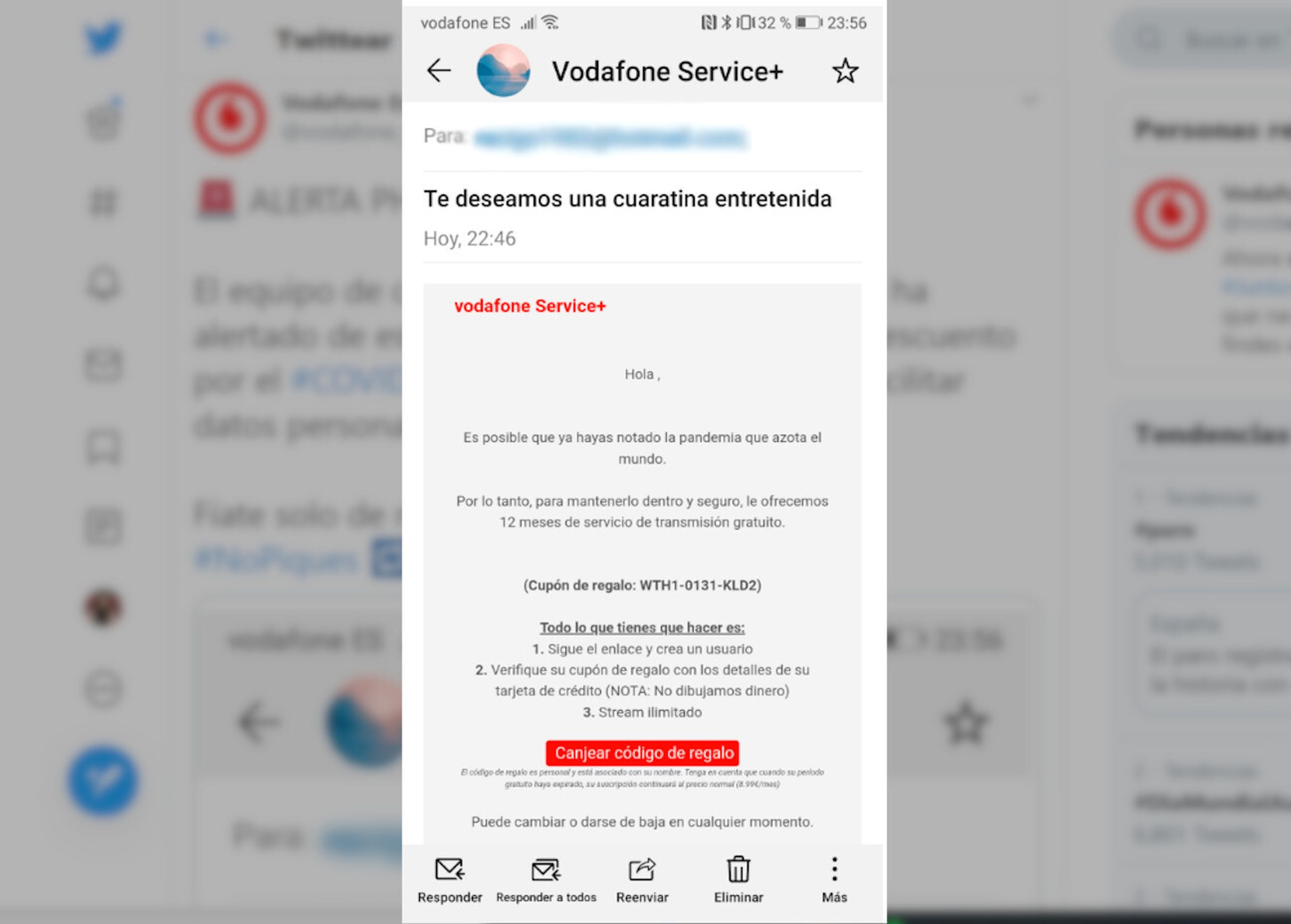 Vodafone phishing