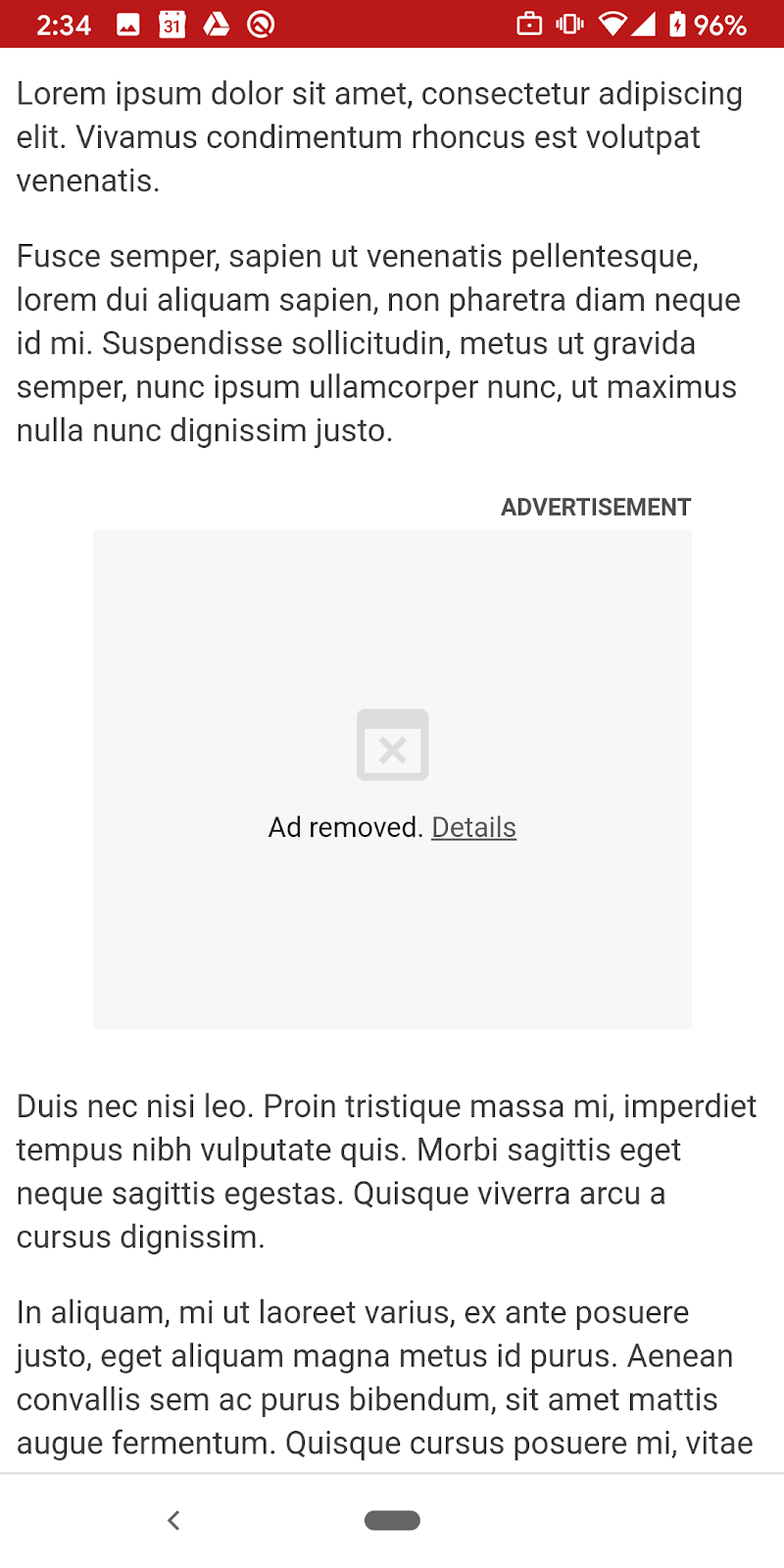 Google Chrome bloqueo anuncios