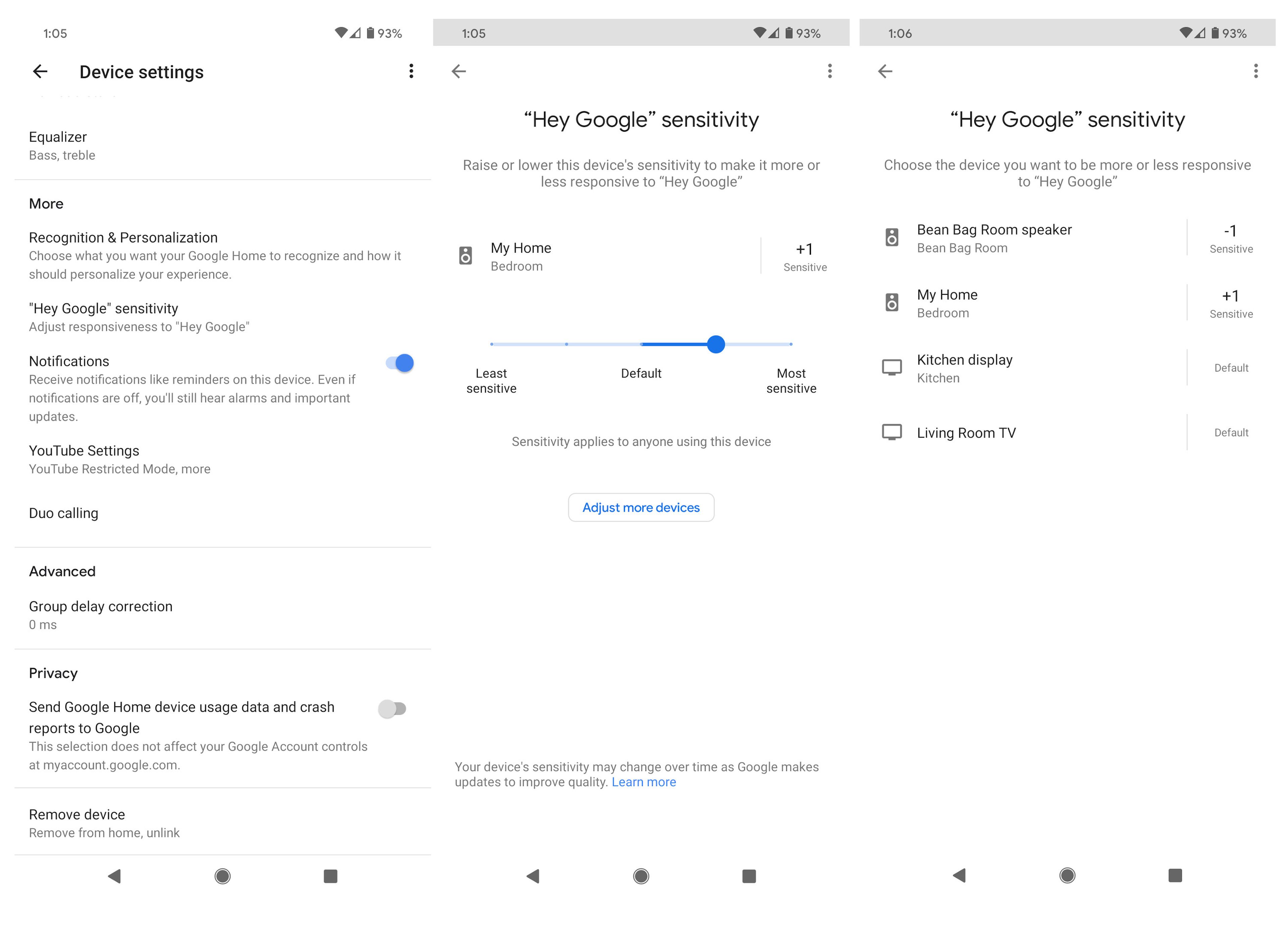 Google Home actualización